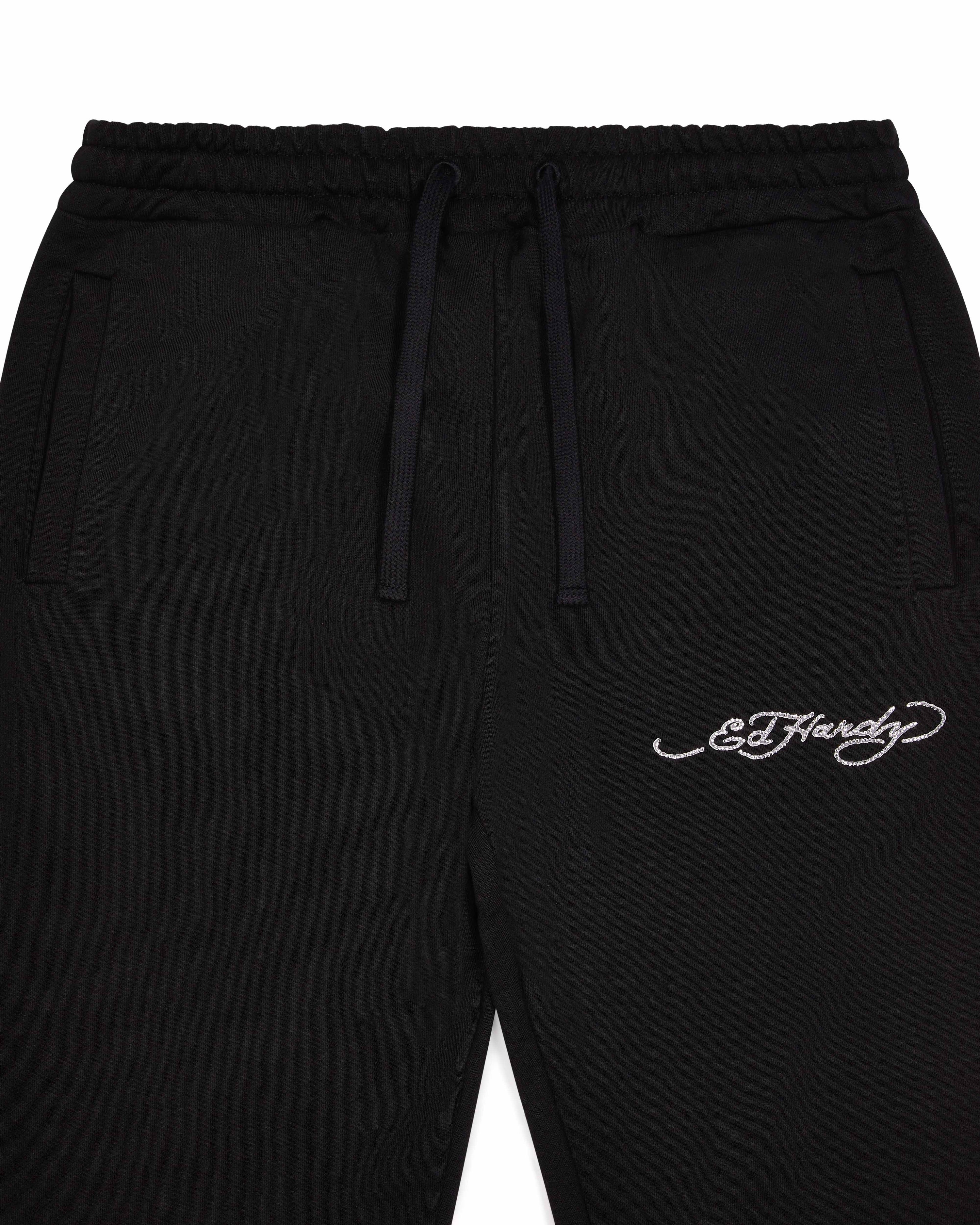 Trapstar x Ed Hardy Irongate Patchwork Jogger - Black