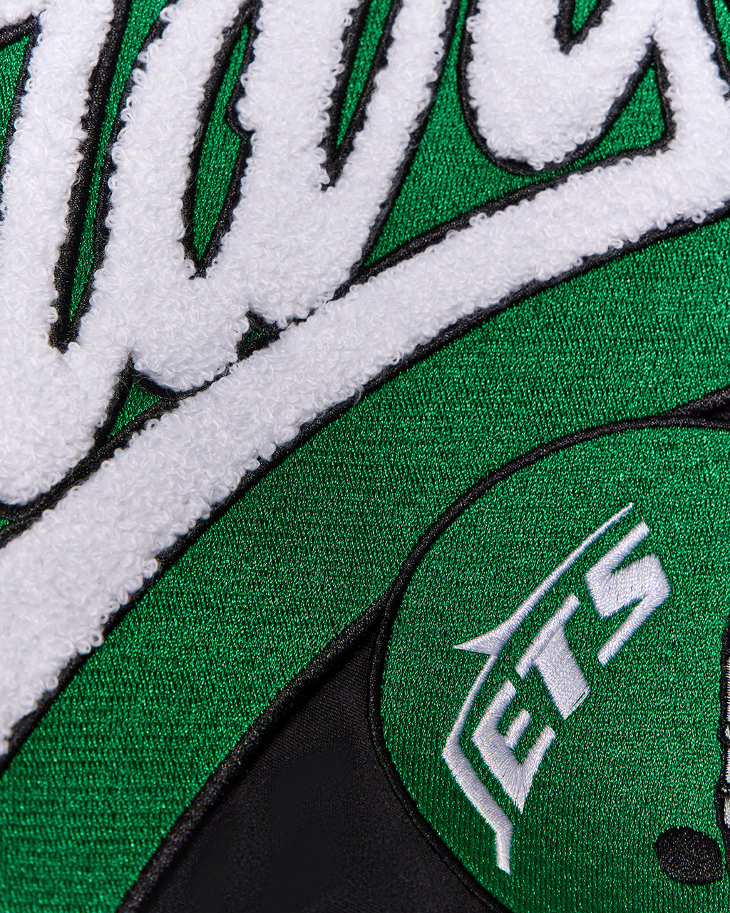 Trapstar x NFL Jets Satin Bomber - Black