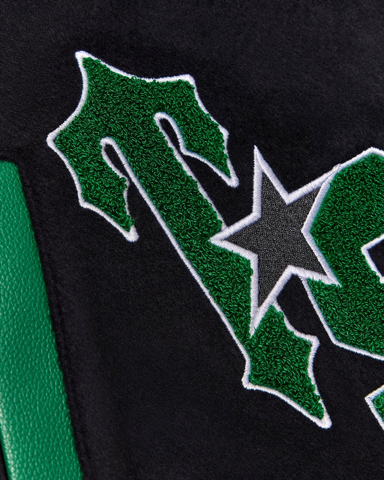 Trapstar x NFL Jets Varsity Jacket - Black