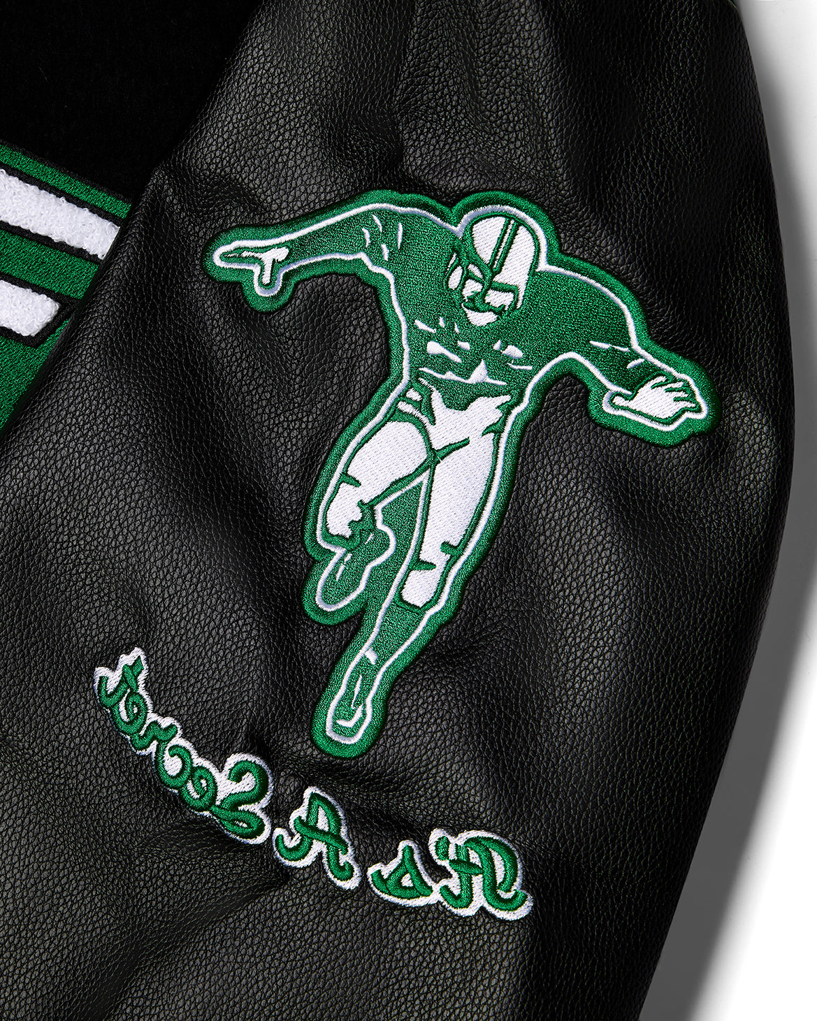 Trapstar x NFL Jets Varsity Jacket - Black