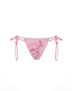 Hyperdrive Bikini Tie Side Bottoms - Pink Camo