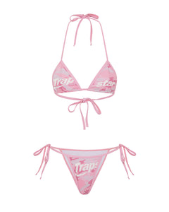 Hyperdrive Bikini Tie Side Bottoms - Pink Camo