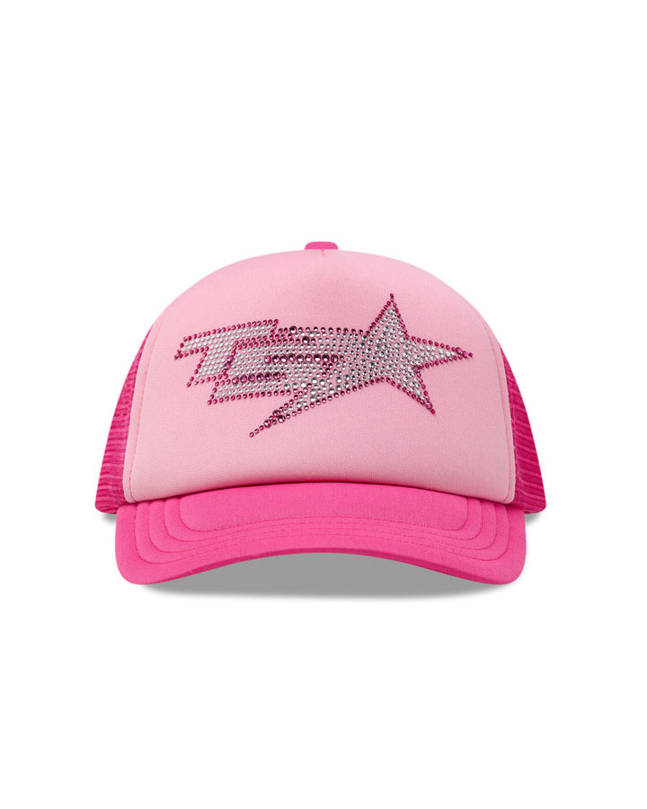 TS Star Diamante Trucker - Pink