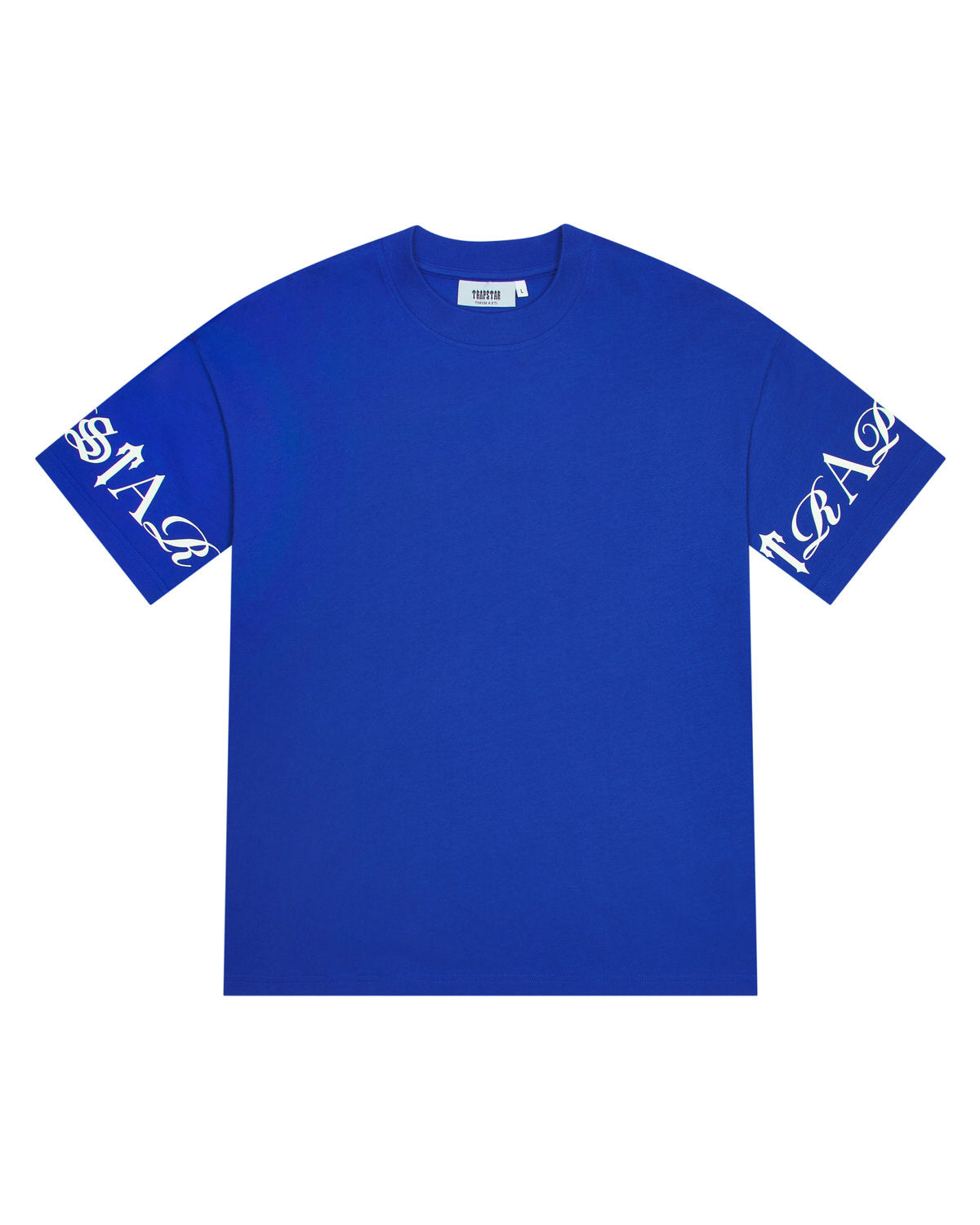 Trapstar Script Tee - Blue/White