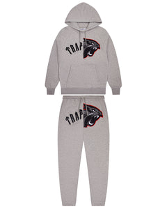 Arch Shooters Hoodie Tracksuit - Grey/ Red