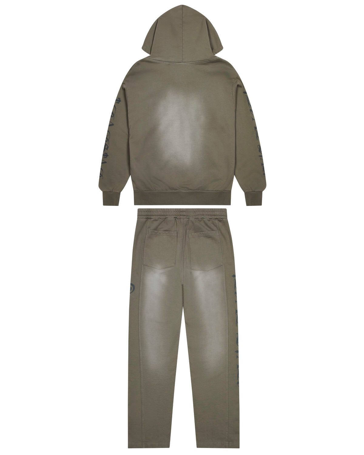 Script Spray Tracksuit - Dark Khaki