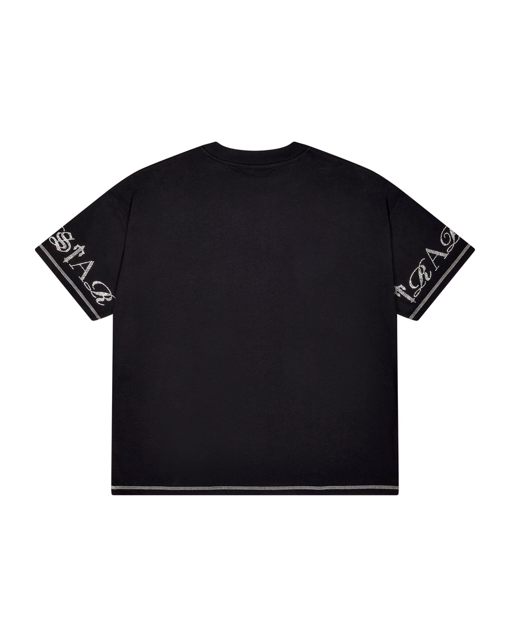 Trapstar Script Tee 2.0 - Black/ Diamanté