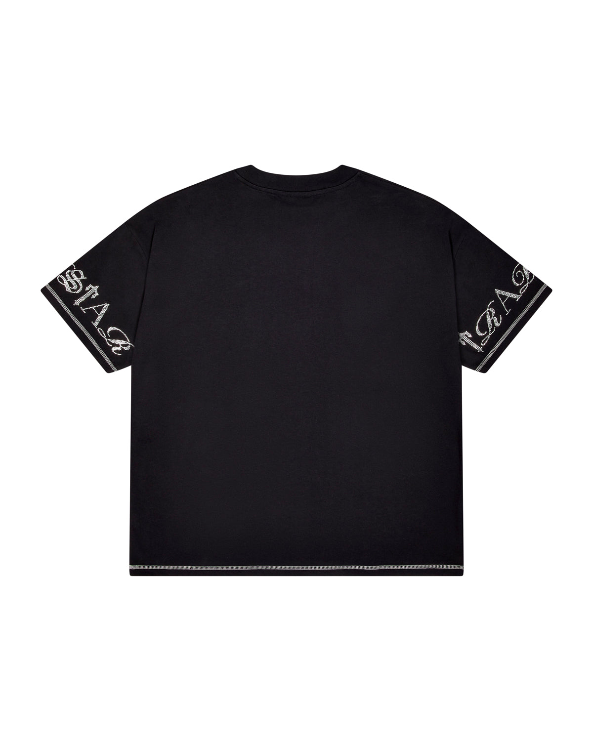 Trapstar Script Tee 2.0 - Black/ Diamanté