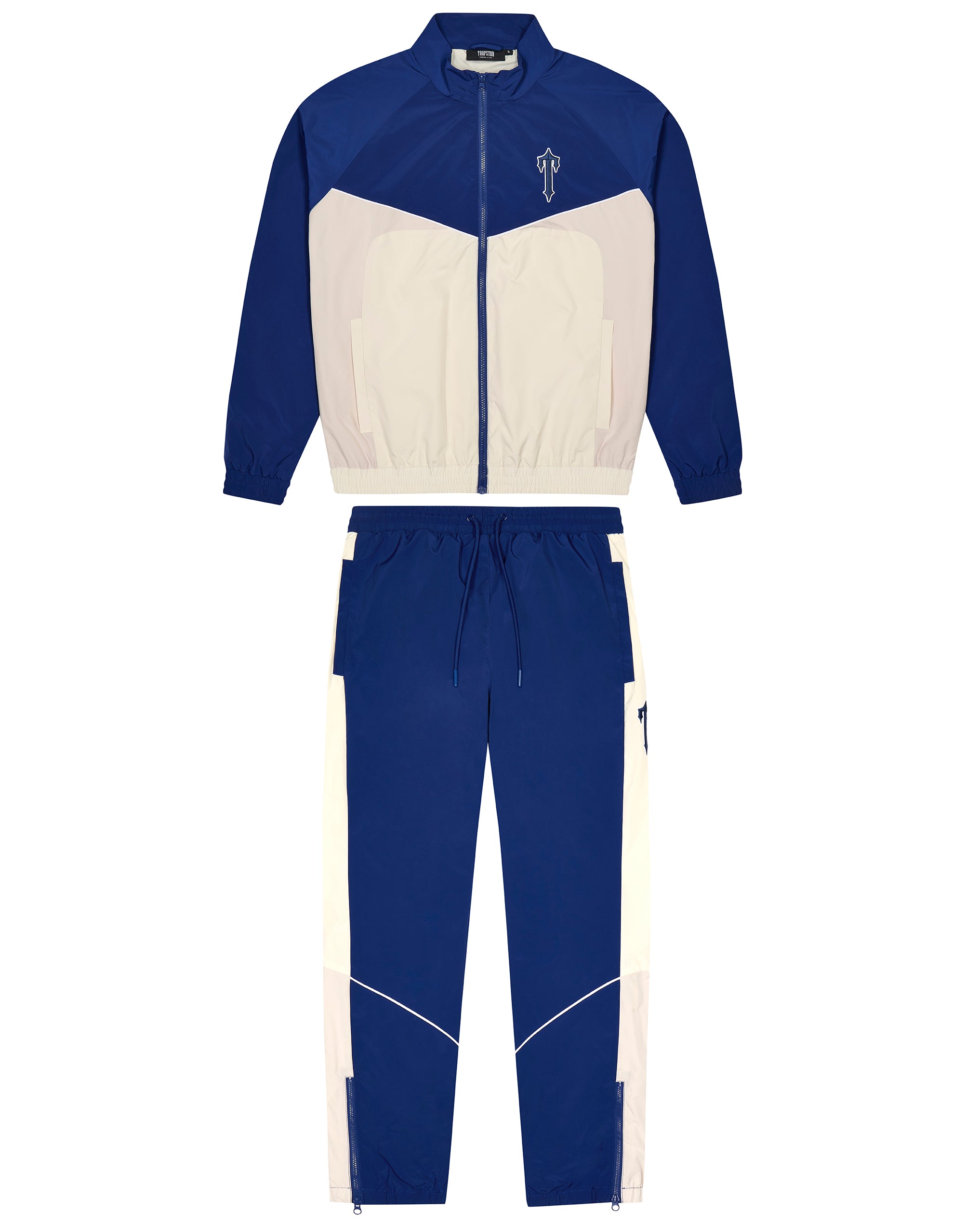 Irongate V Panel Shell Tracksuit - Blue/Grey