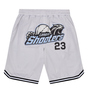 Shooters SS23 Basketball Shorts - Grey/Blue