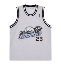 Load image into Gallery viewer, Shooters SS23 Basketball Vest - Grey/Blue