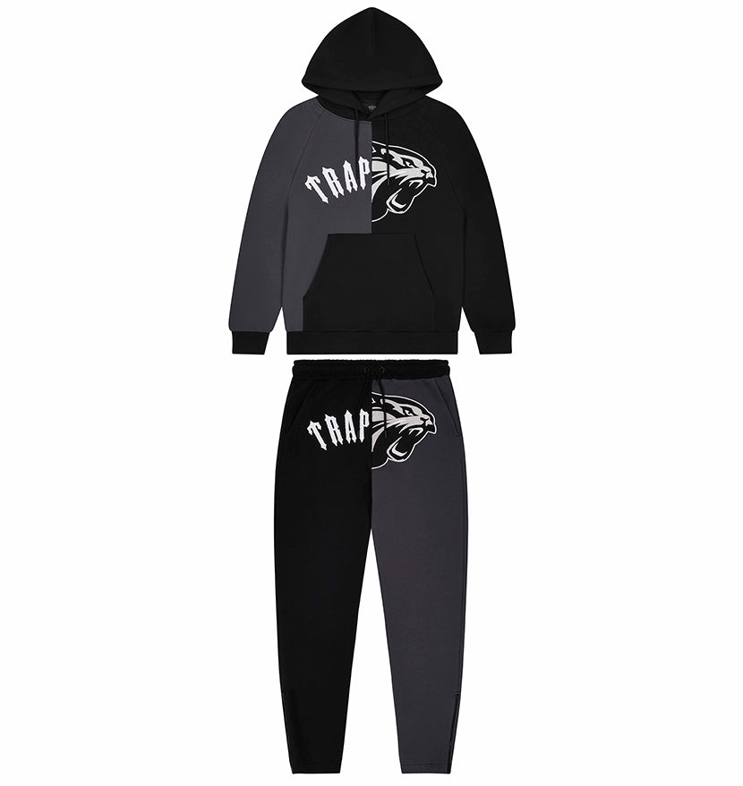 Arch Shooters Hoodie Tracksuit - Black – Trapstar London