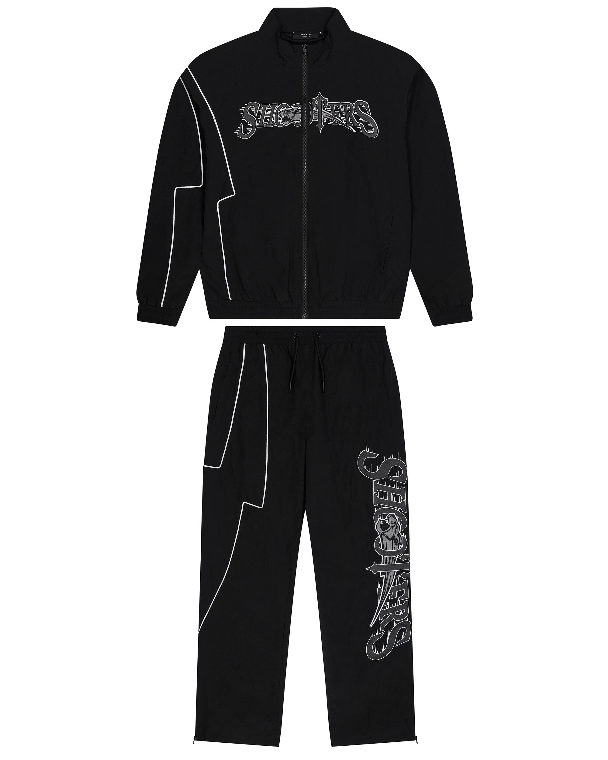 PRE ORDER Shooters 2.0 Shell Tracksuit - Blackout
