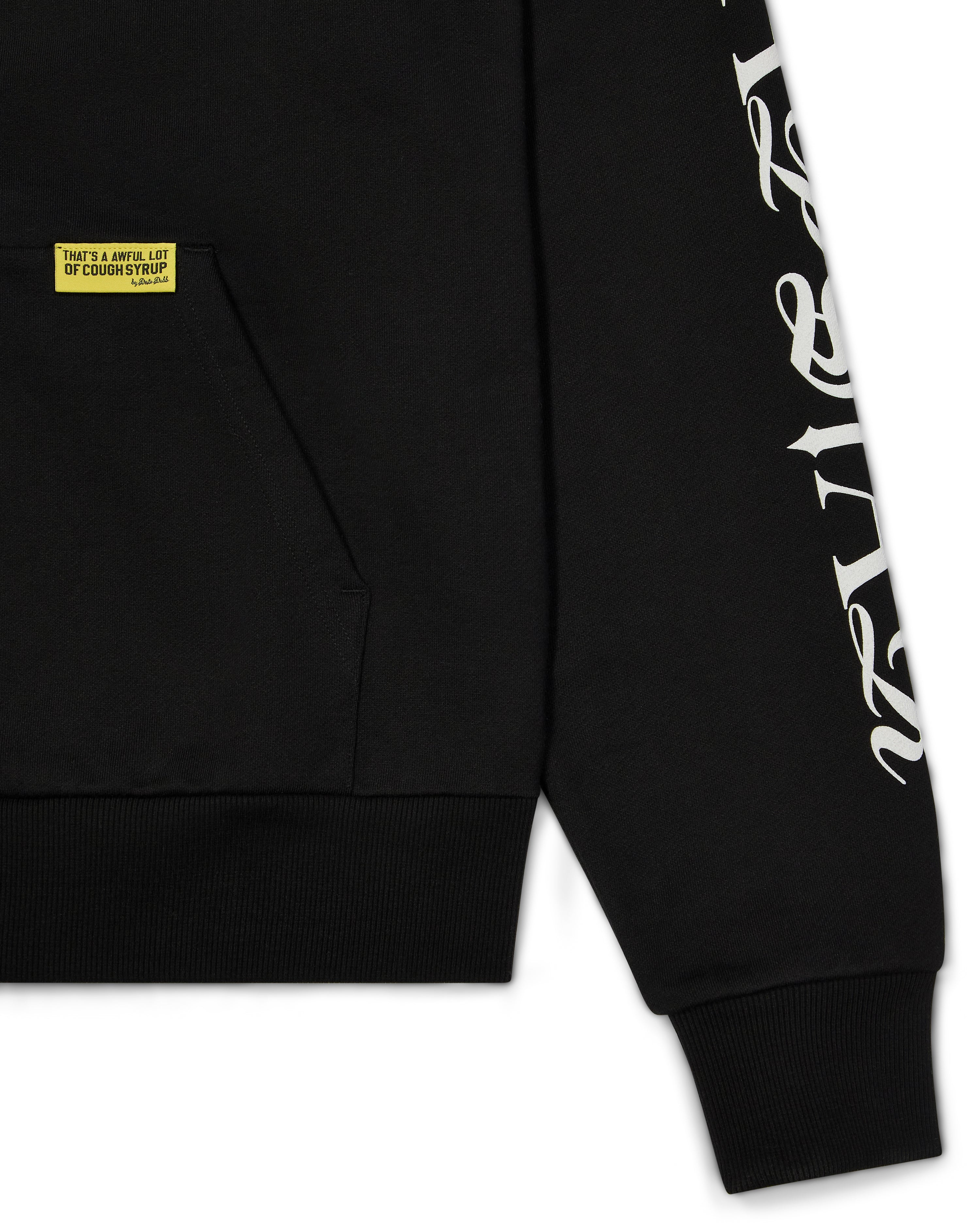 Trapstar x Cough Syrup Puff Hoodie - Black