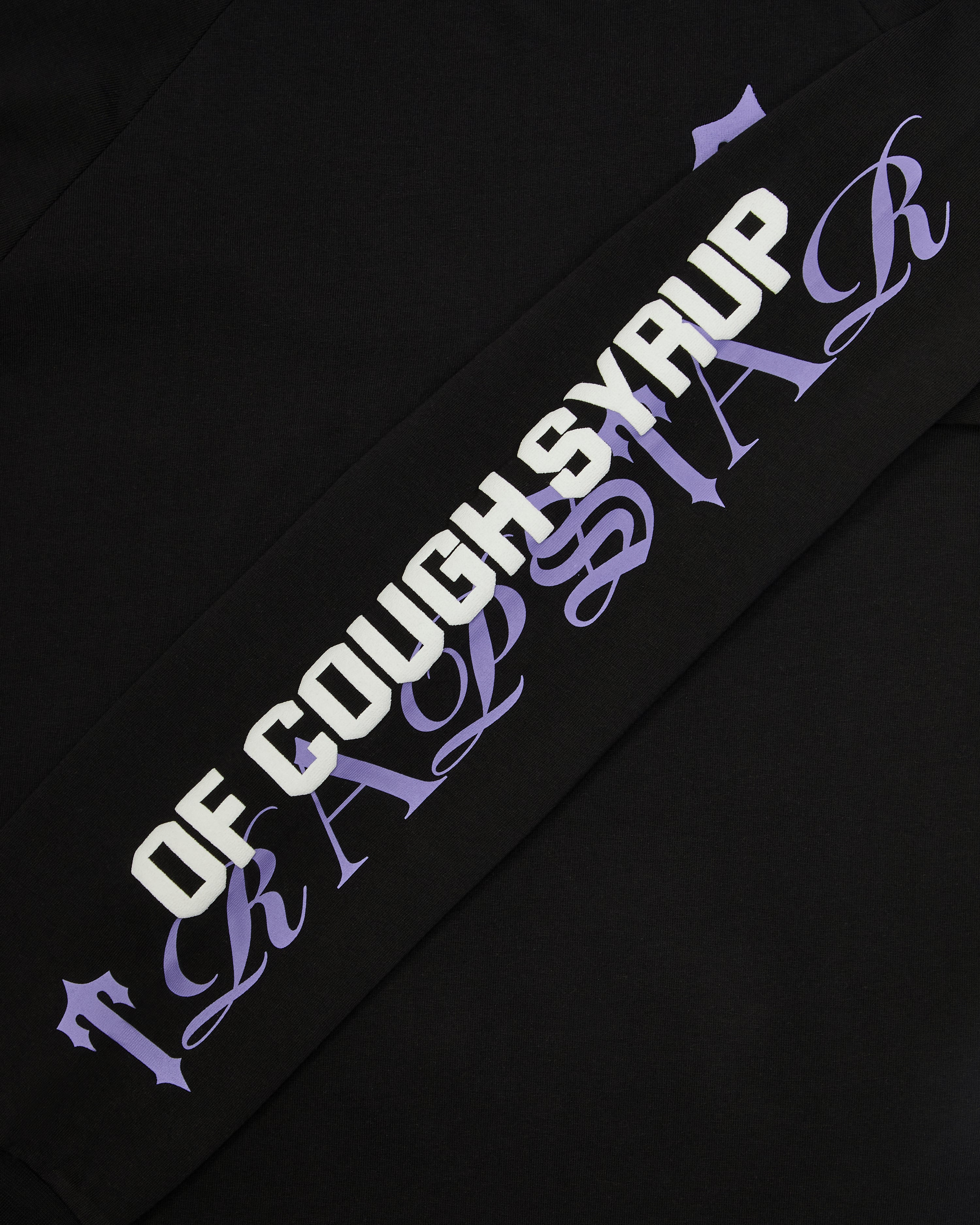 Trapstar x Cough Syrup LS Top - Black/Purple