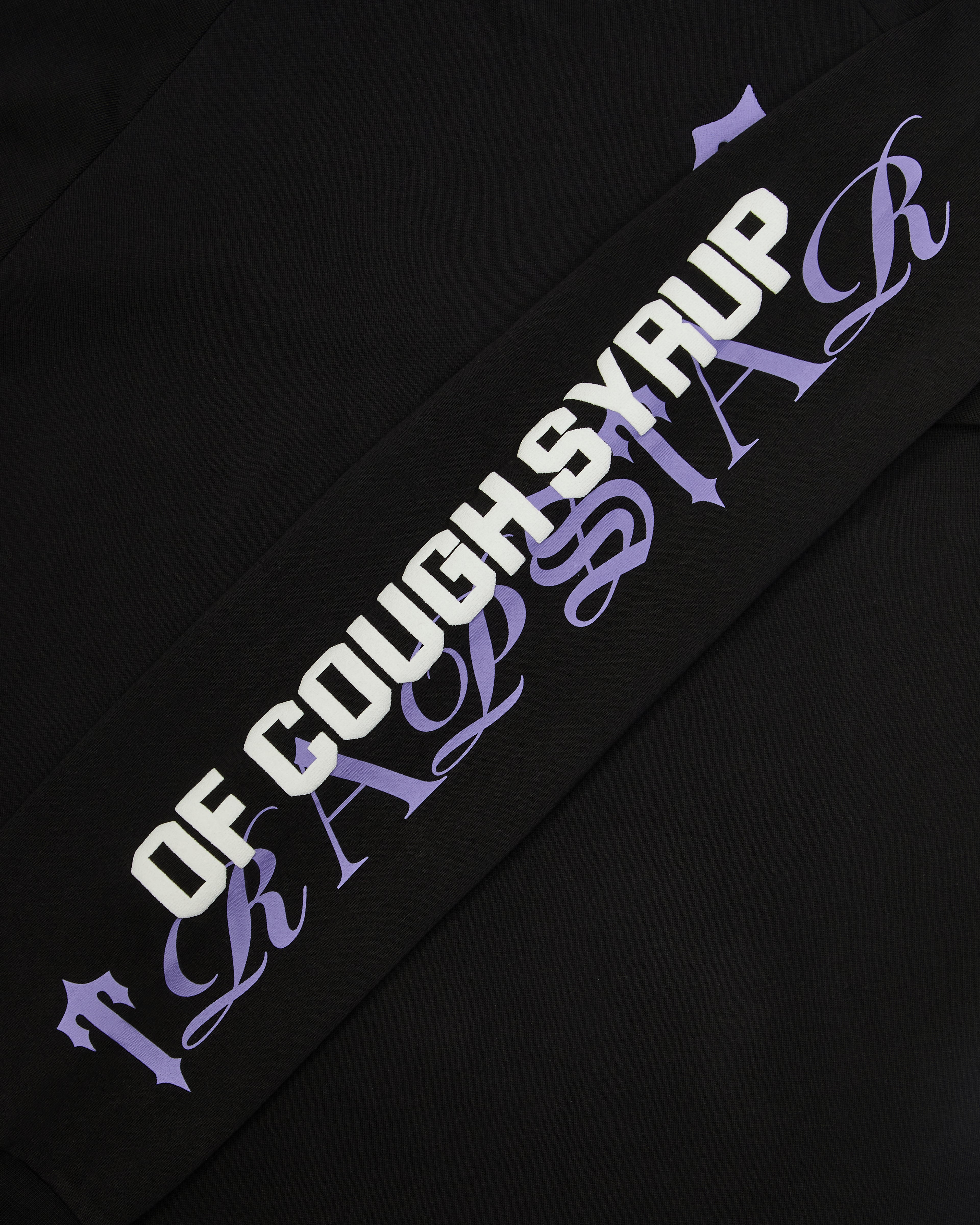 Trapstar x Cough Syrup LS Top - Black/Purple*