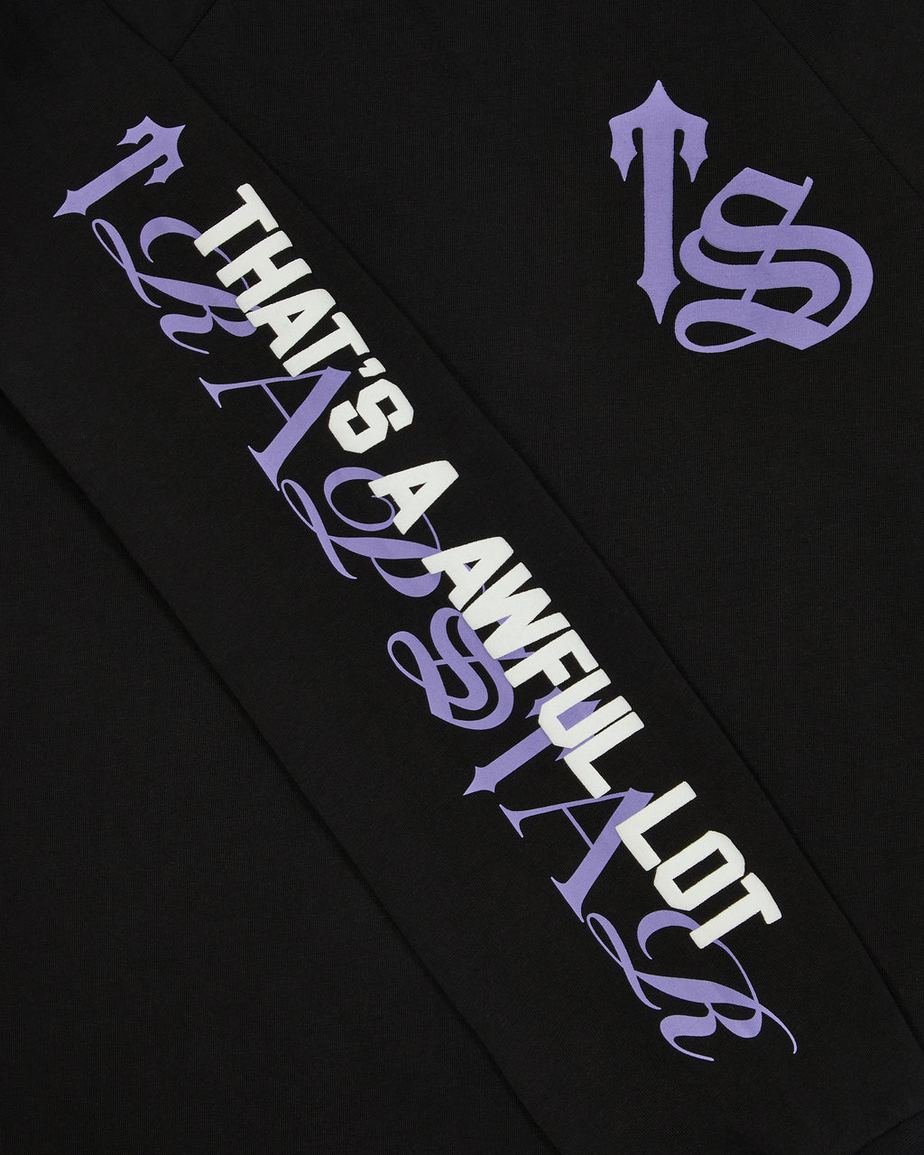 Trapstar x Cough Syrup LS Top - Black/Purple*