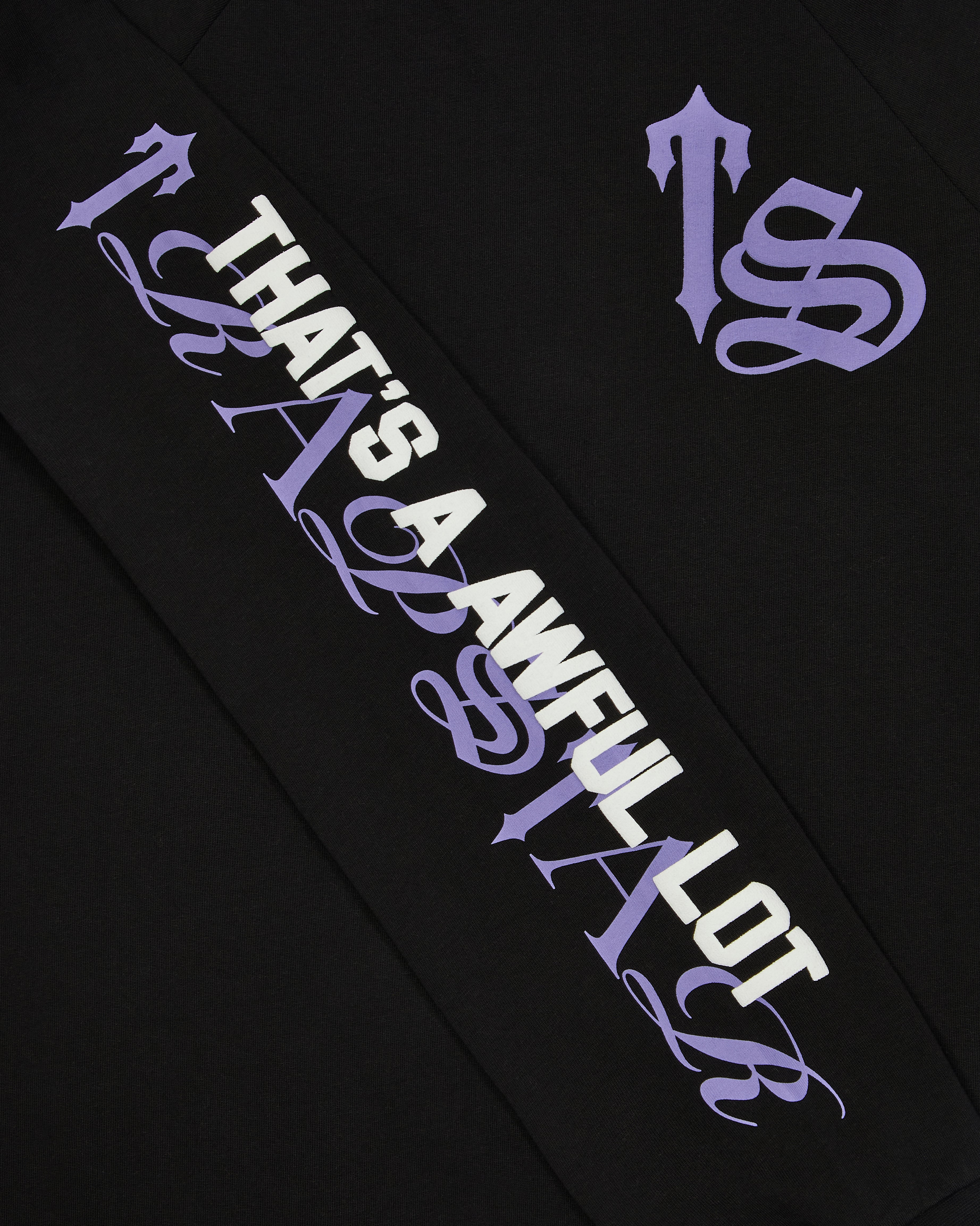 Trapstar x Cough Syrup LS Top - Black/Purple*