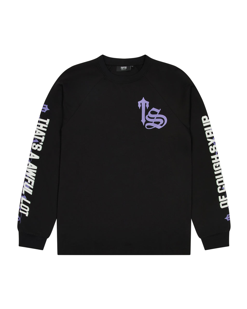 Trapstar x Cough Syrup LS Top - Black/Purple*