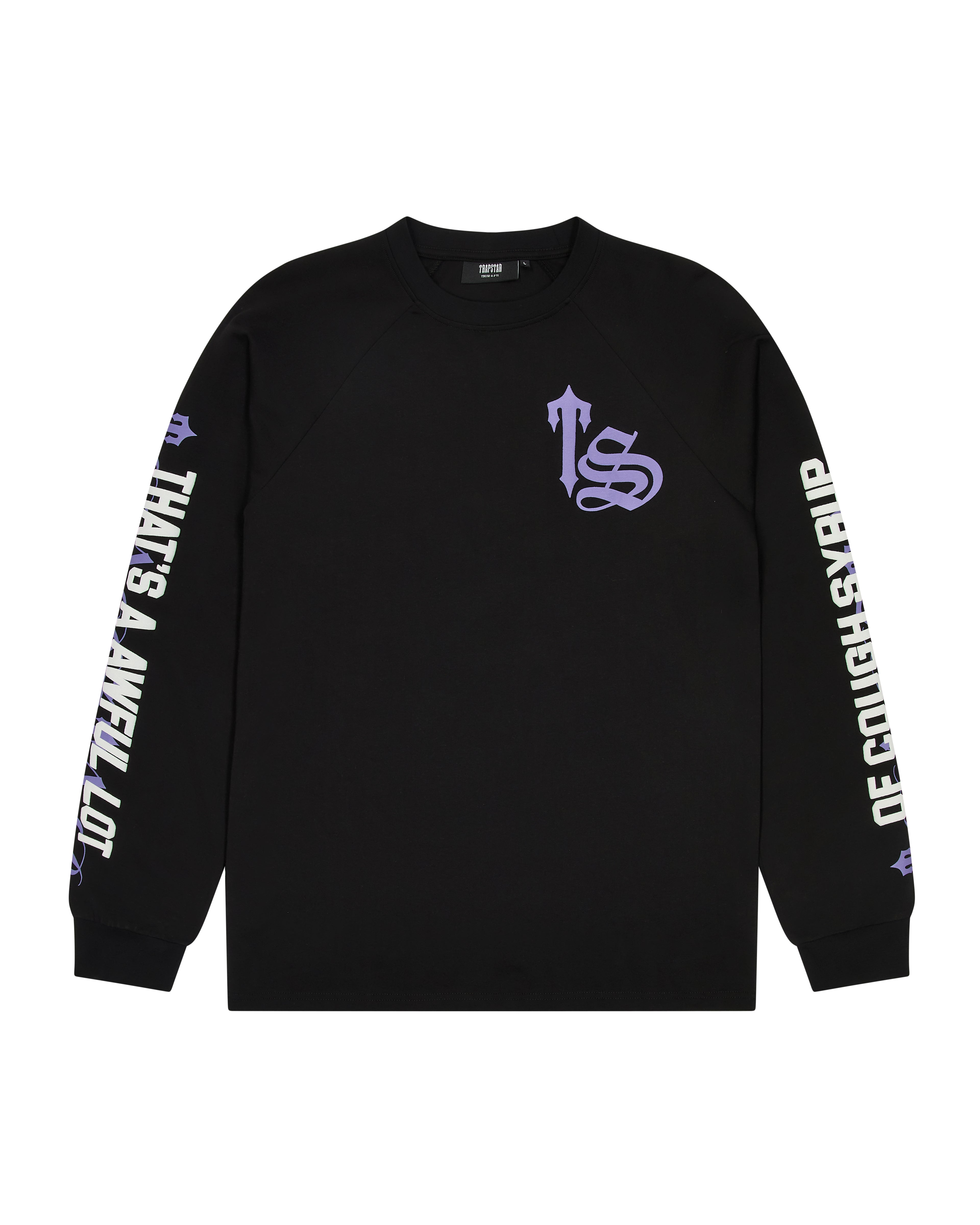 Trapstar x Cough Syrup LS Top - Black/Purple*