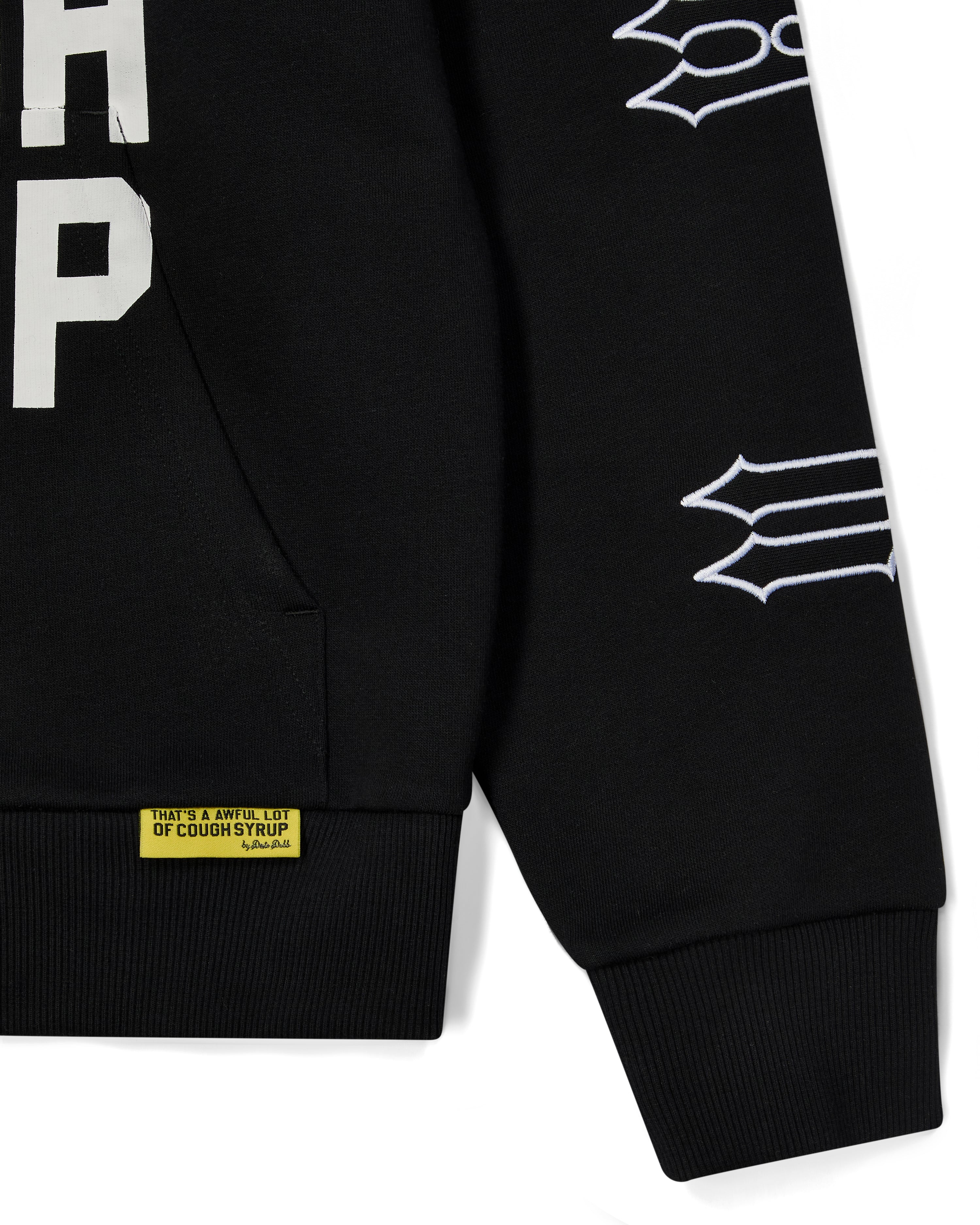 Trapstar x Cough Syrup Patchwork Hoodie - Black*