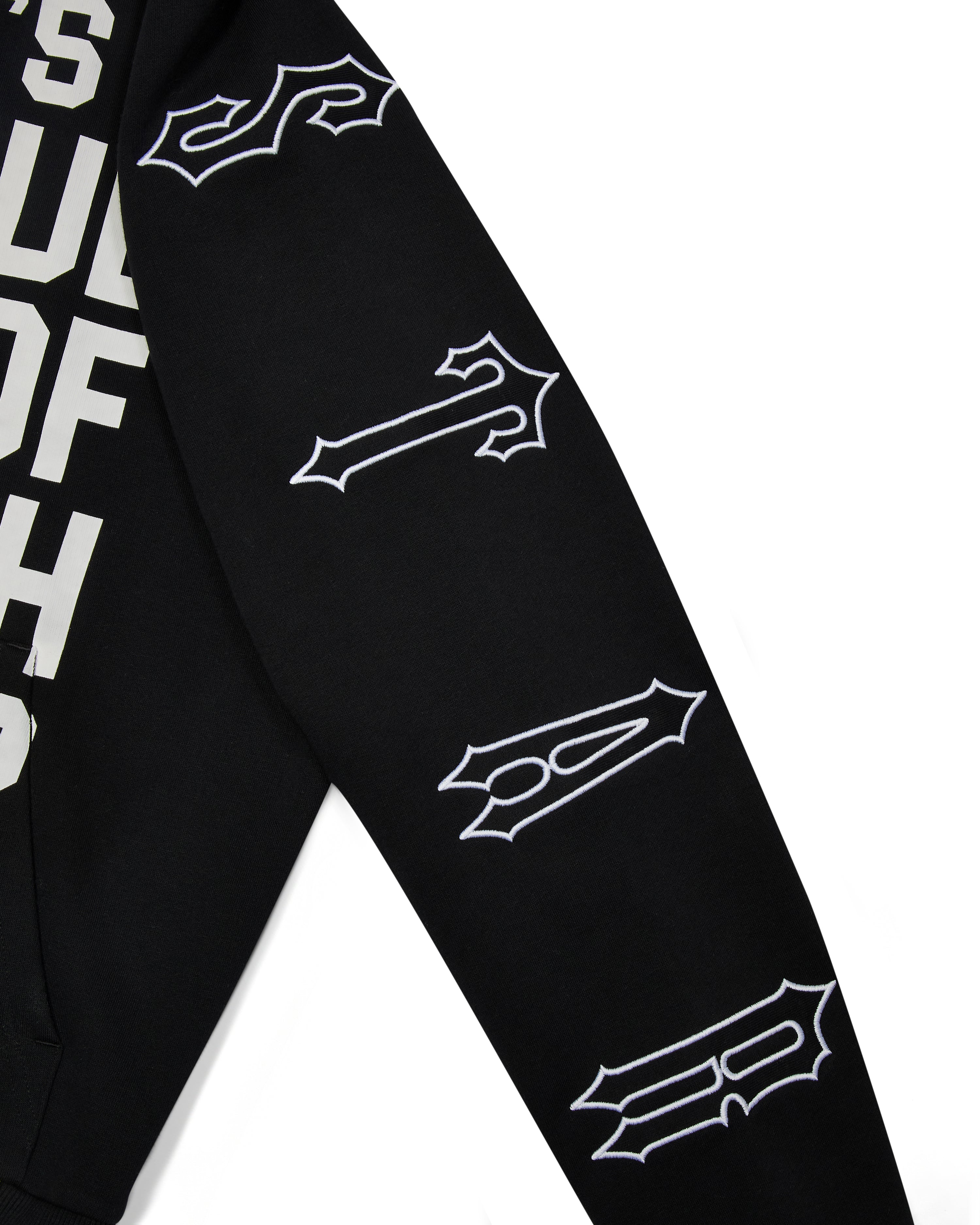 Trapstar x Cough Syrup Patchwork Hoodie - Black*