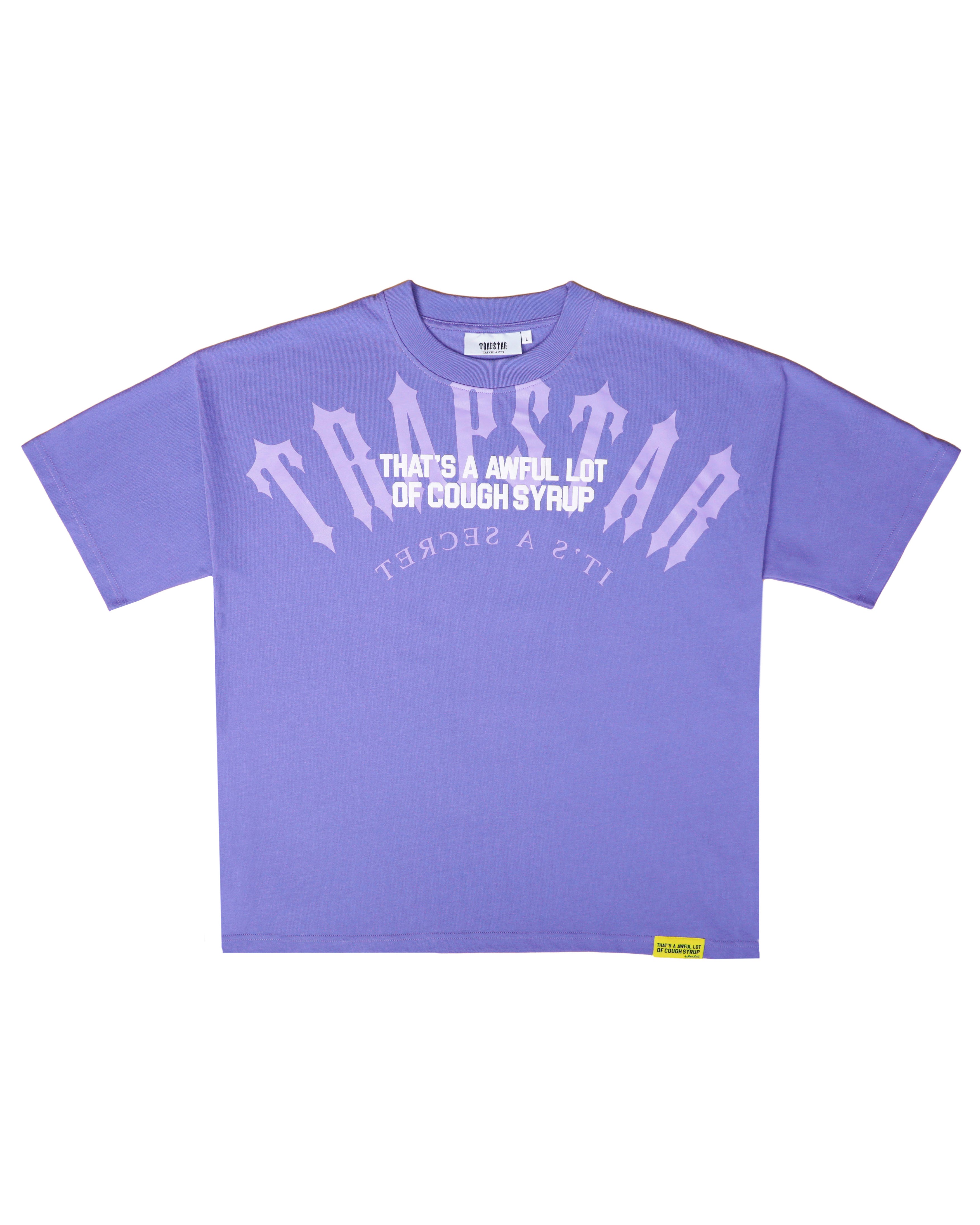 Trapstar x Cough Syrup Arch Tee - Purple* – Trapstar London