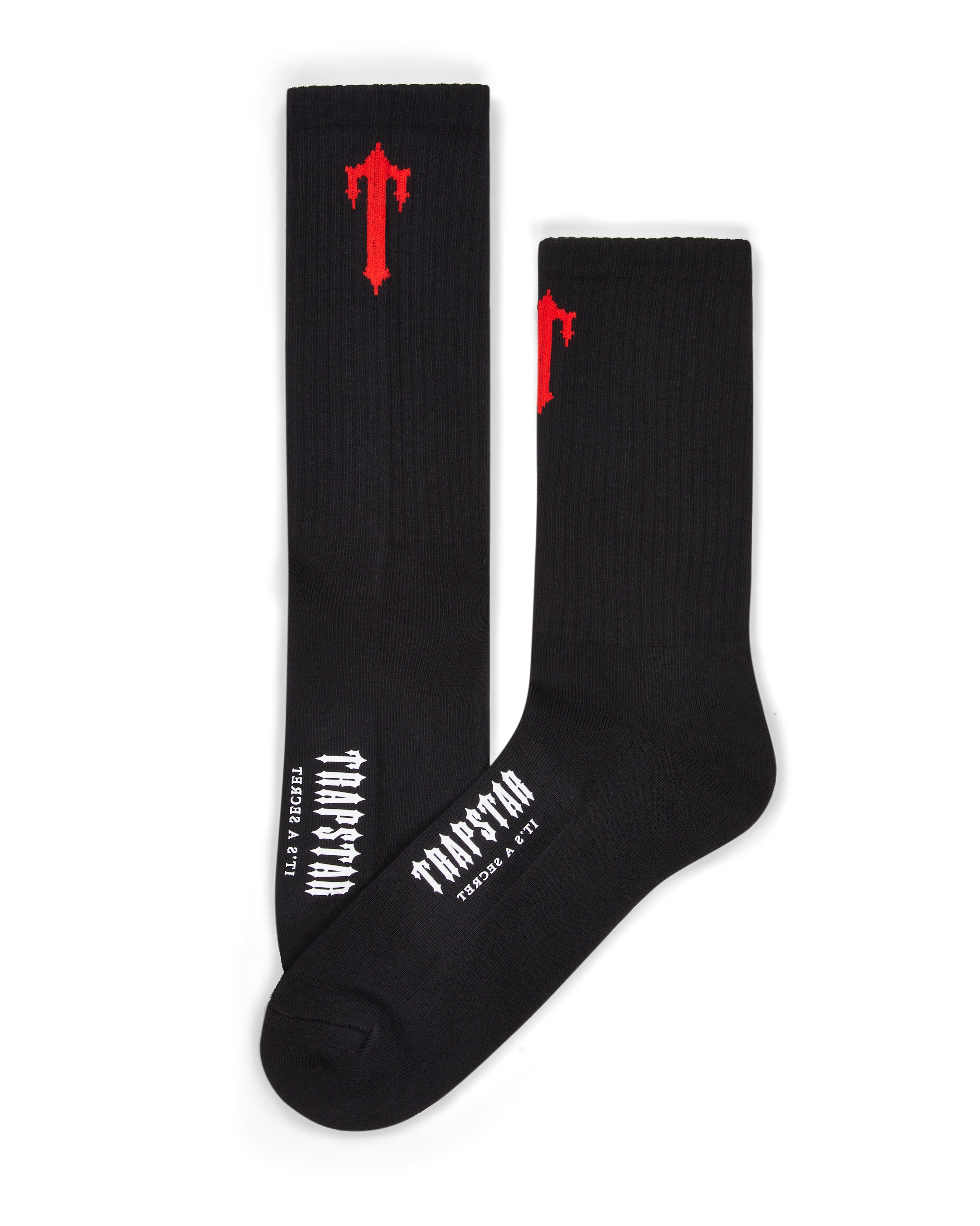Trapstar 3 Pack Irongate T Socks - Black/White/Red