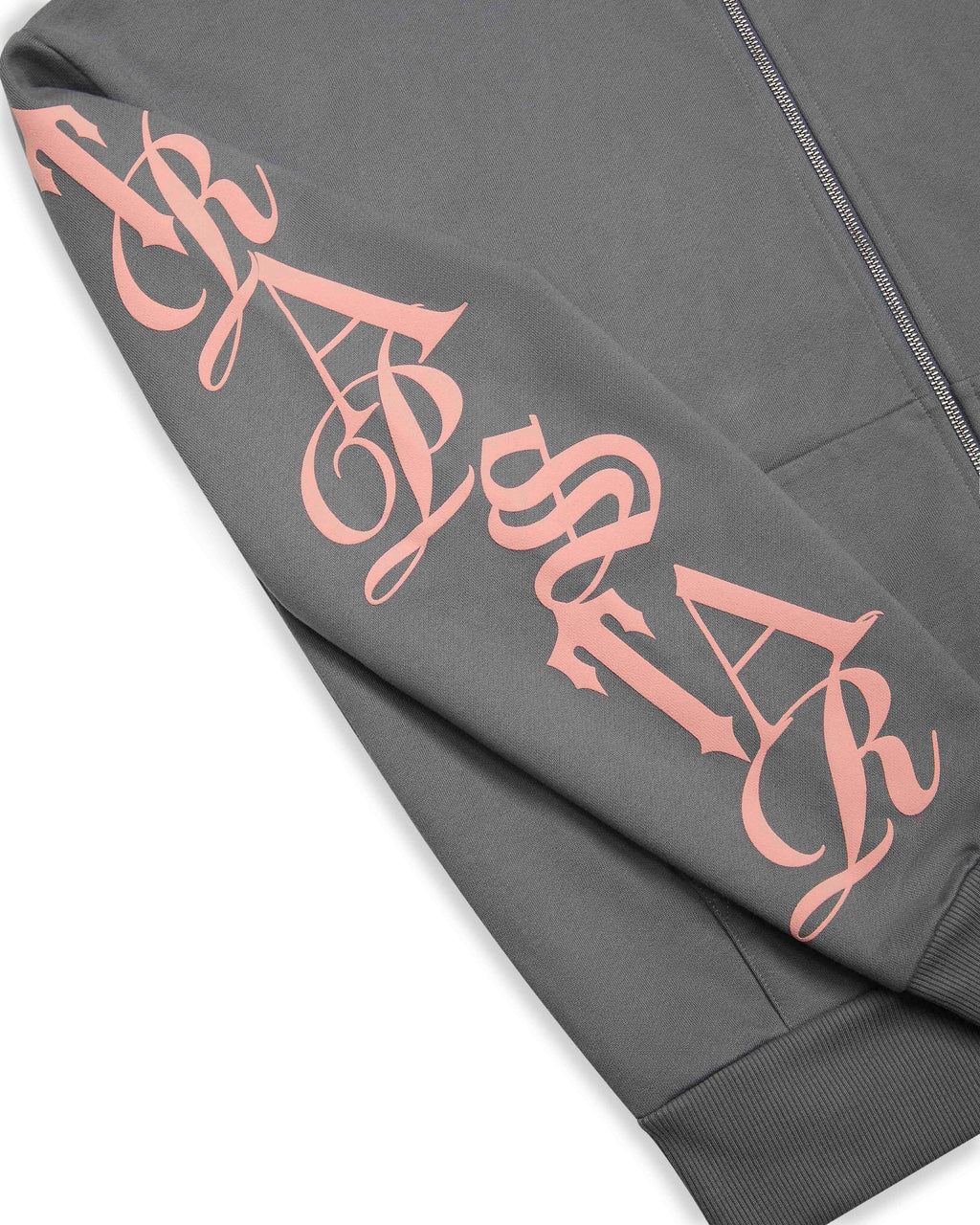 Script Hoodie 2.0 - Grey/Pink