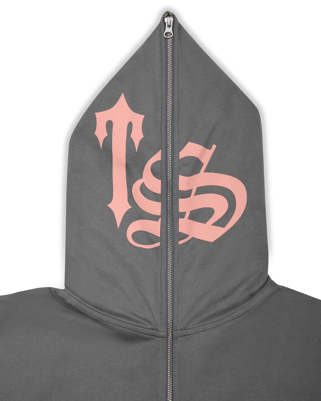 Script Hoodie 2.0 - Grey/Pink