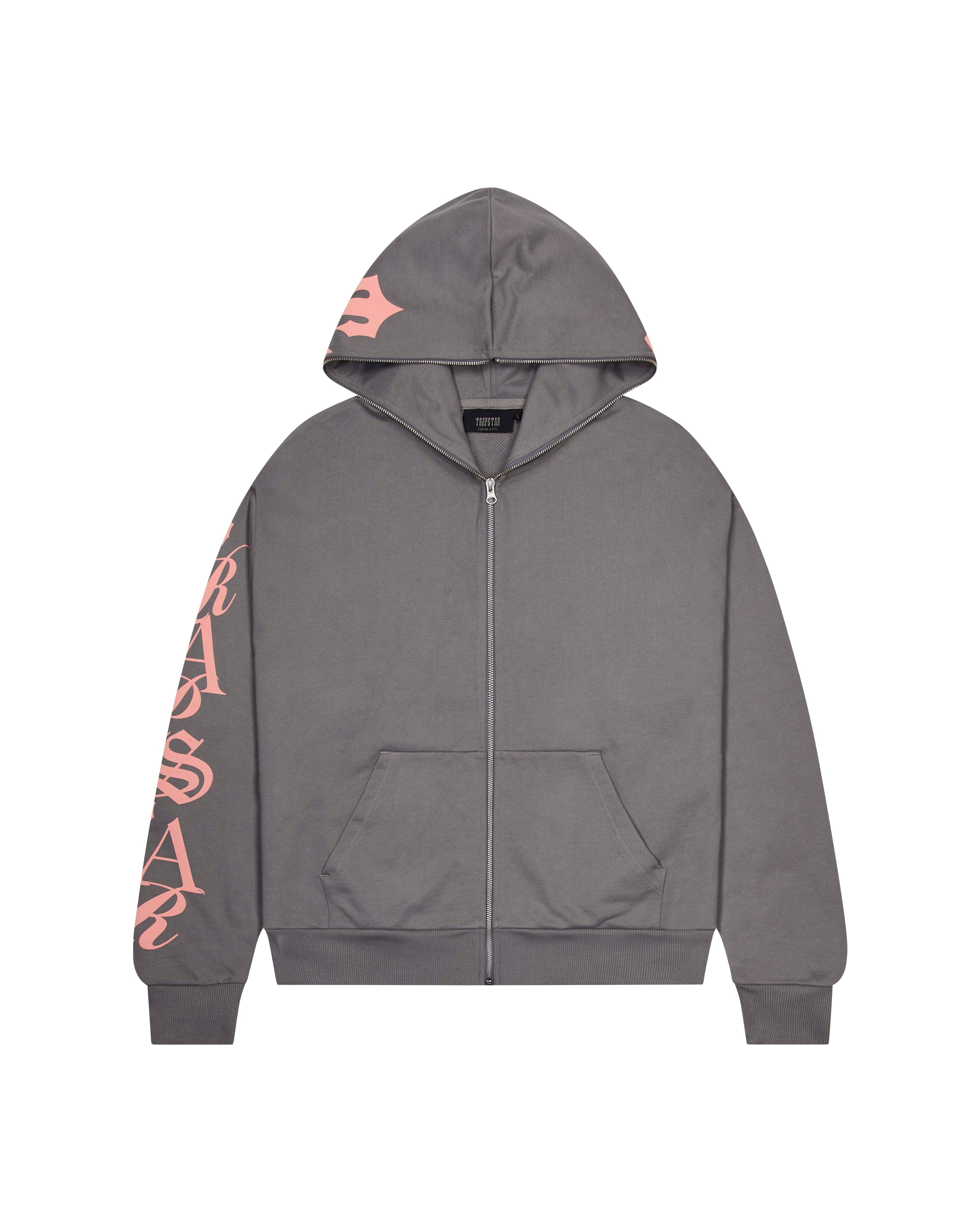 Script Hoodie 2.0 - Grey/Pink