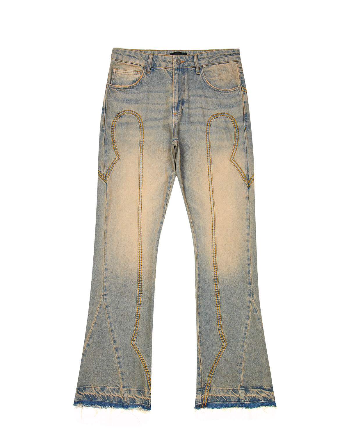 Irongate Panel Denim Jeans - Sandy Blue