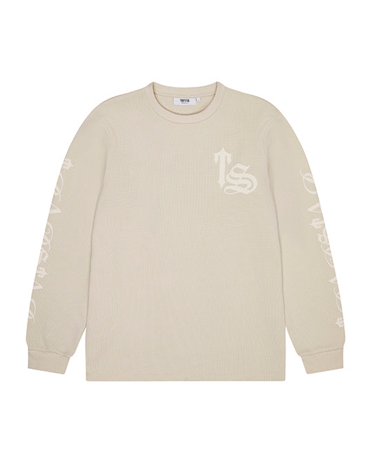 Waffle LS Top - Beige