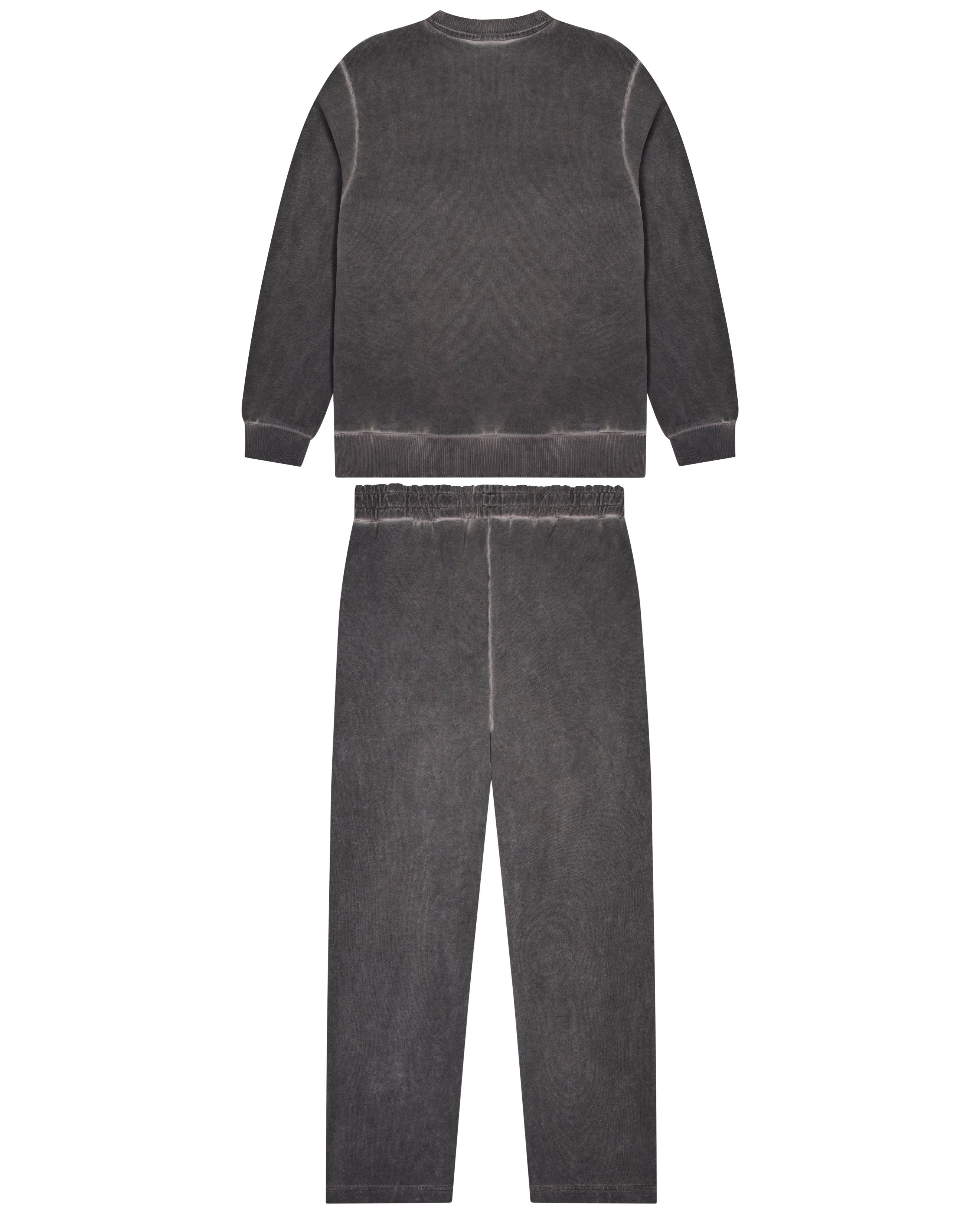 Deconstructed Decoded Oil Wash Tracksuit - Grey