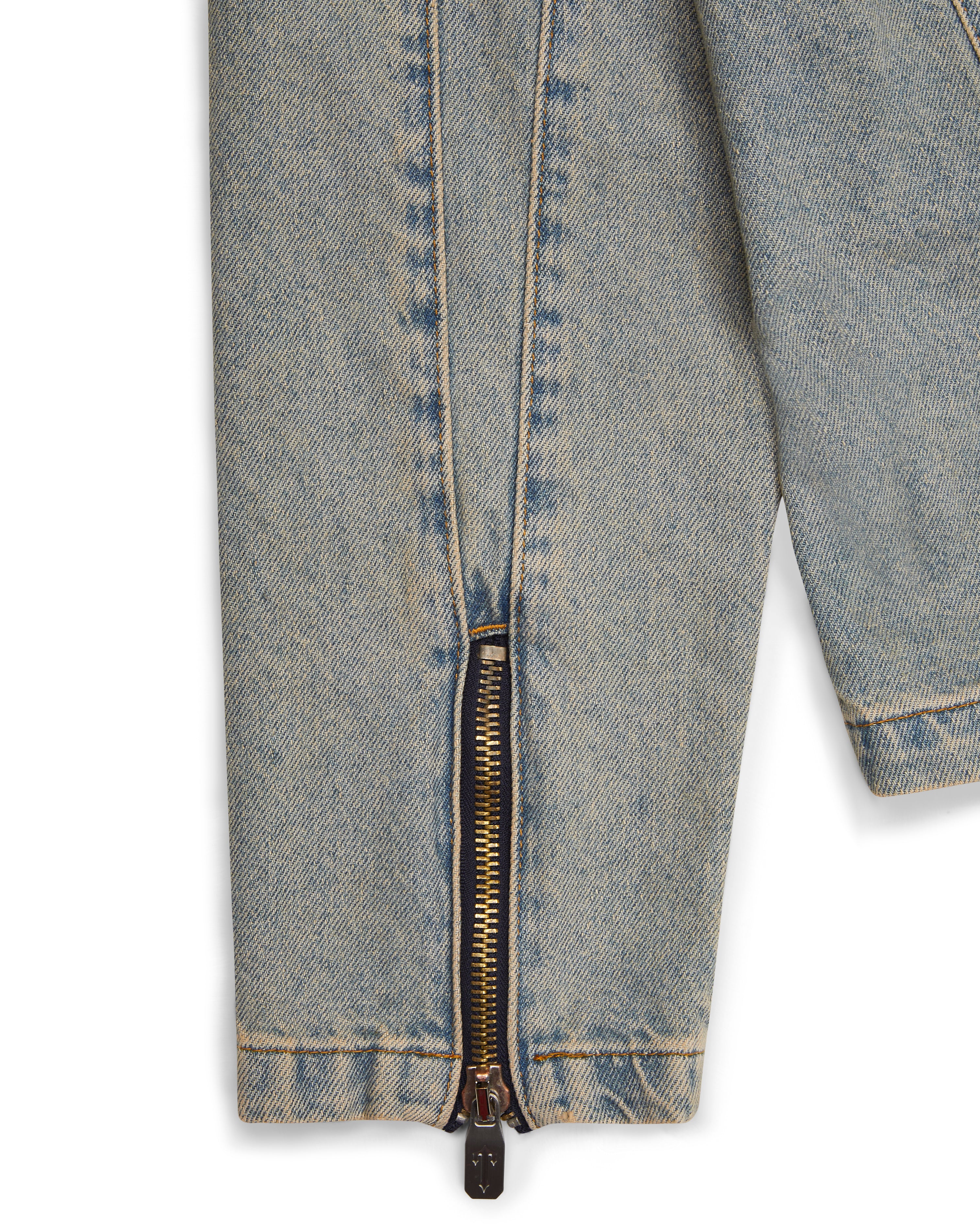 Irongate Denim Motocross Jacket - Sandy Blue