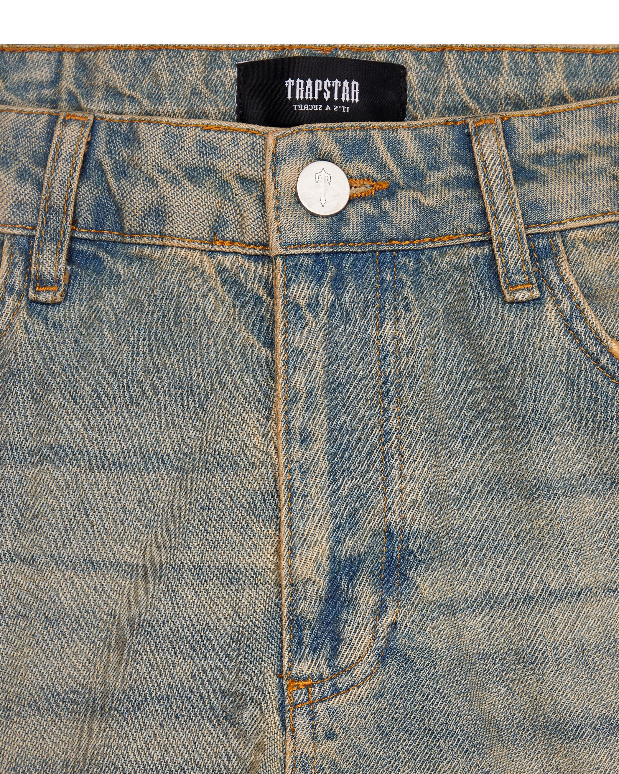 Irongate Panel Denim Jeans - Sandy Blue