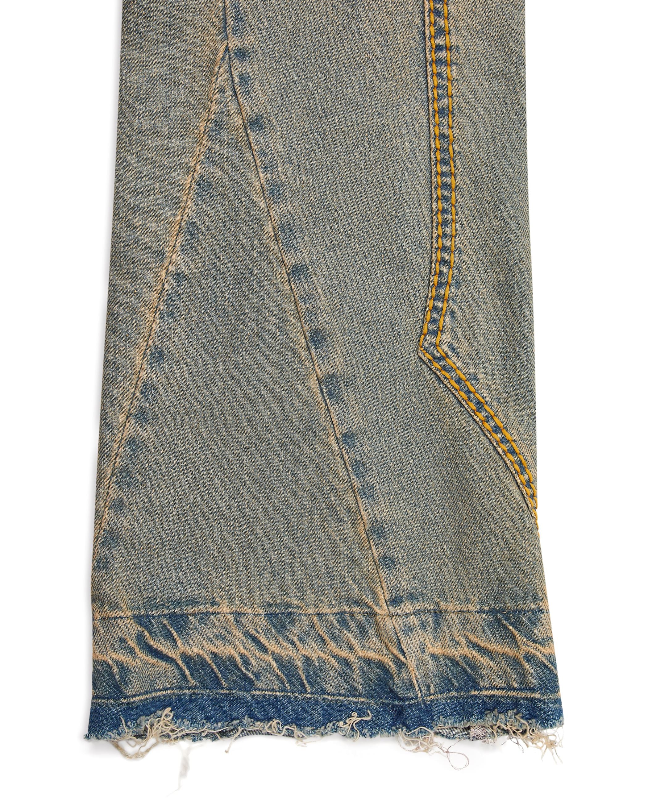 Irongate Panel Denim Jeans - Sandy Blue