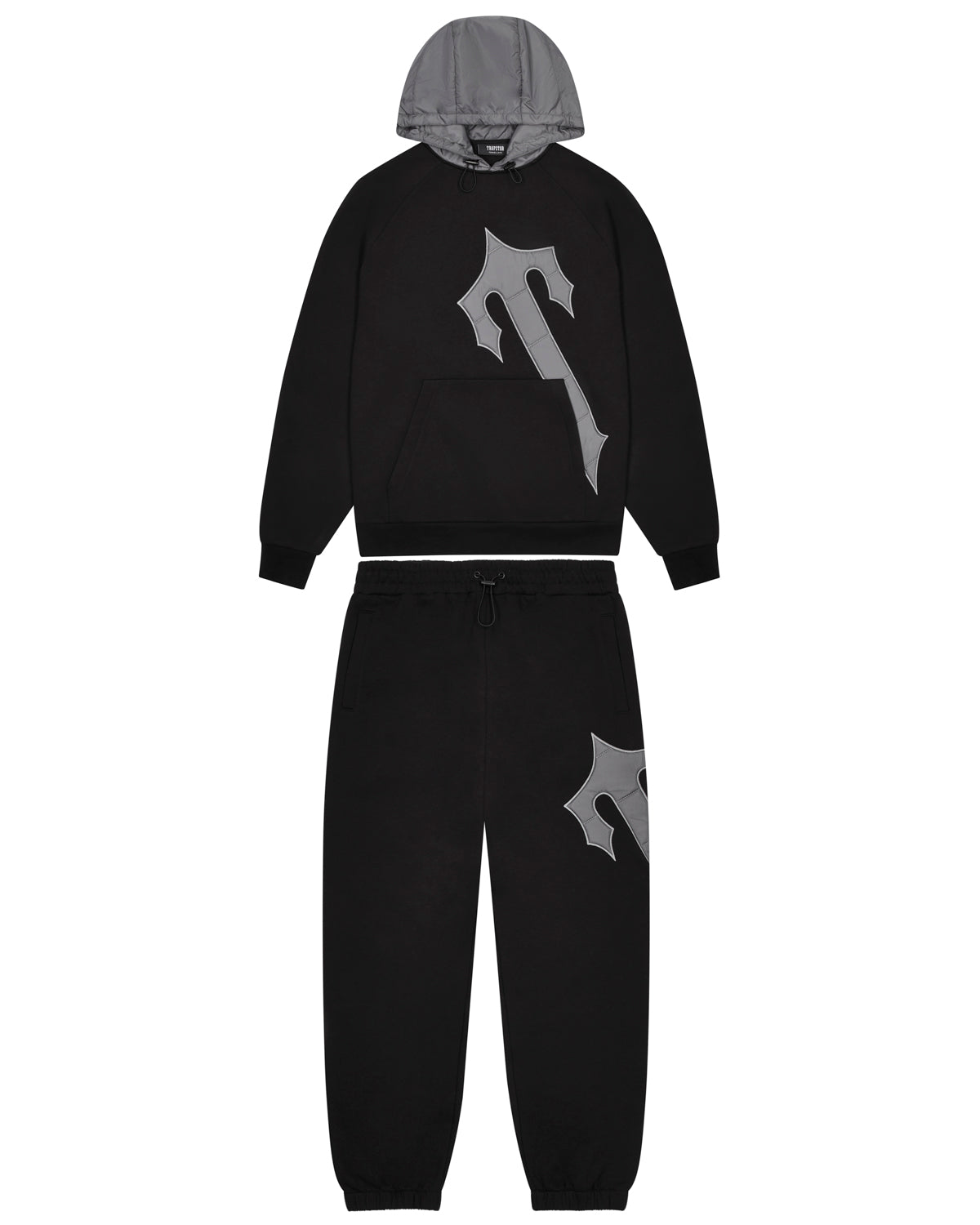 Irongate T Hood Tracksuit - Black/ Grey