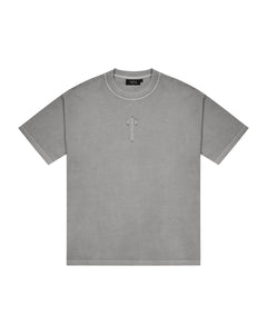 Irongate Patchwork Tee - Steel Grey