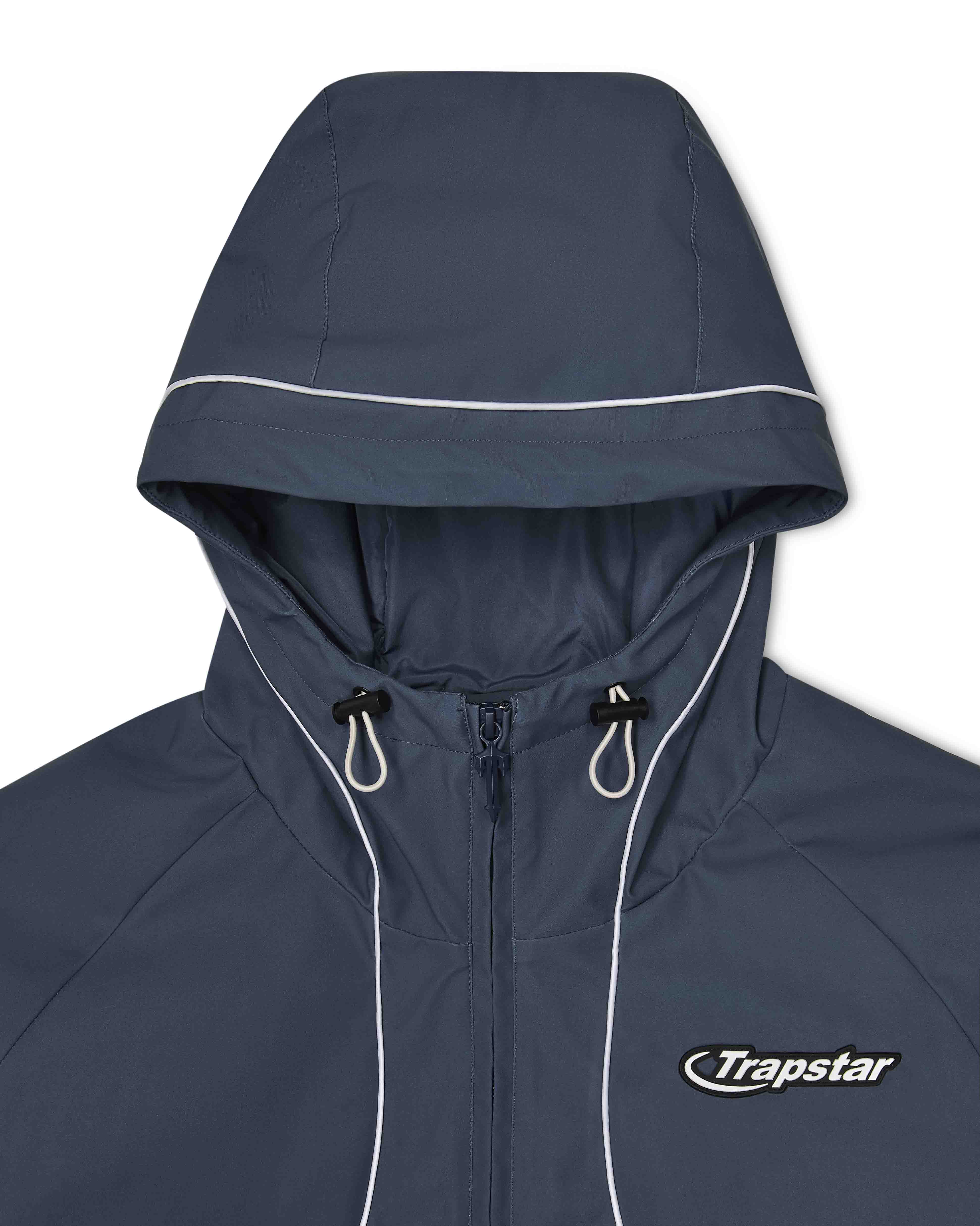 Trapstar Hyperdrive Piped Windbreaker - Black – Trapstar London