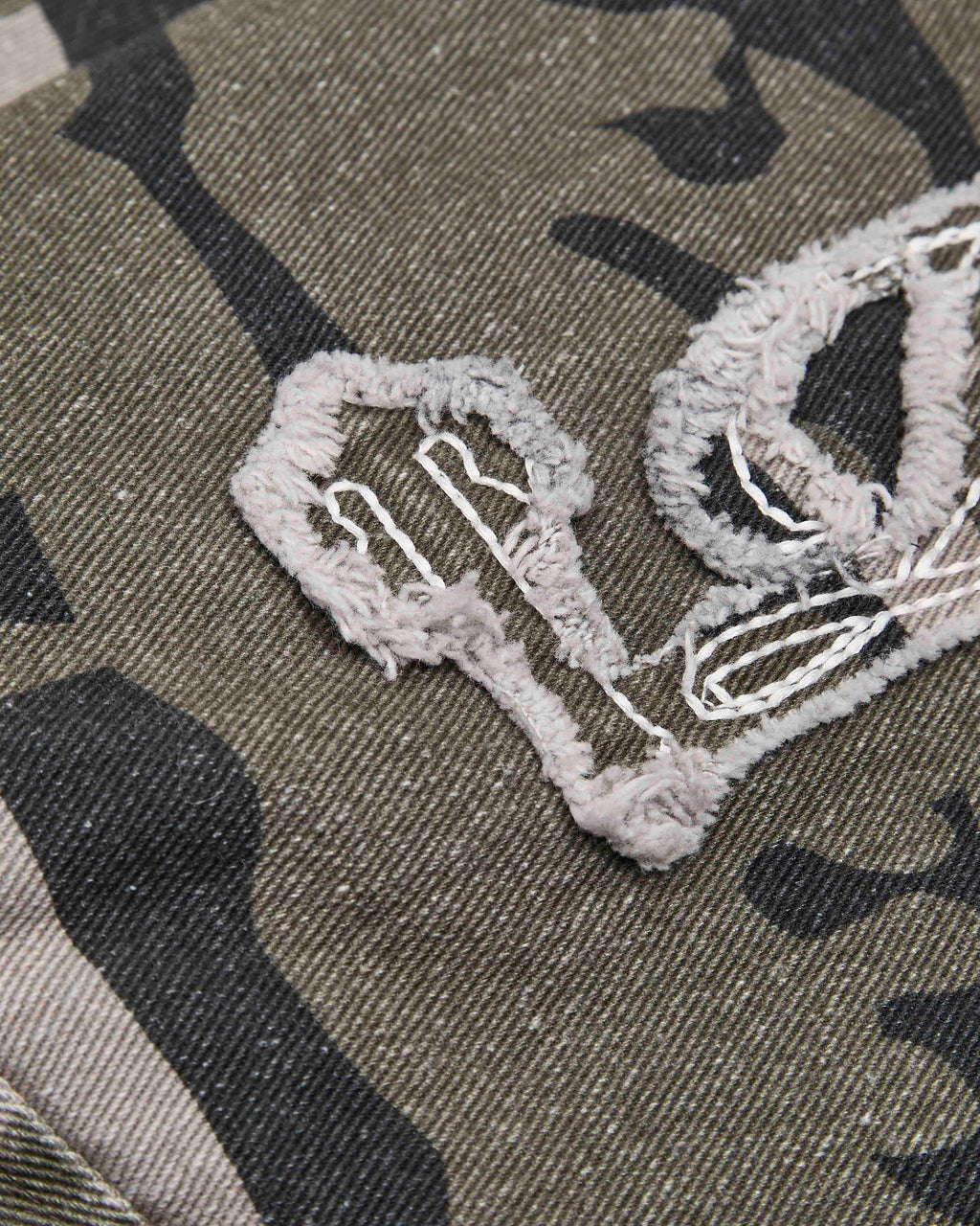 Camo Bomber Jacket - Khaki/Orange*