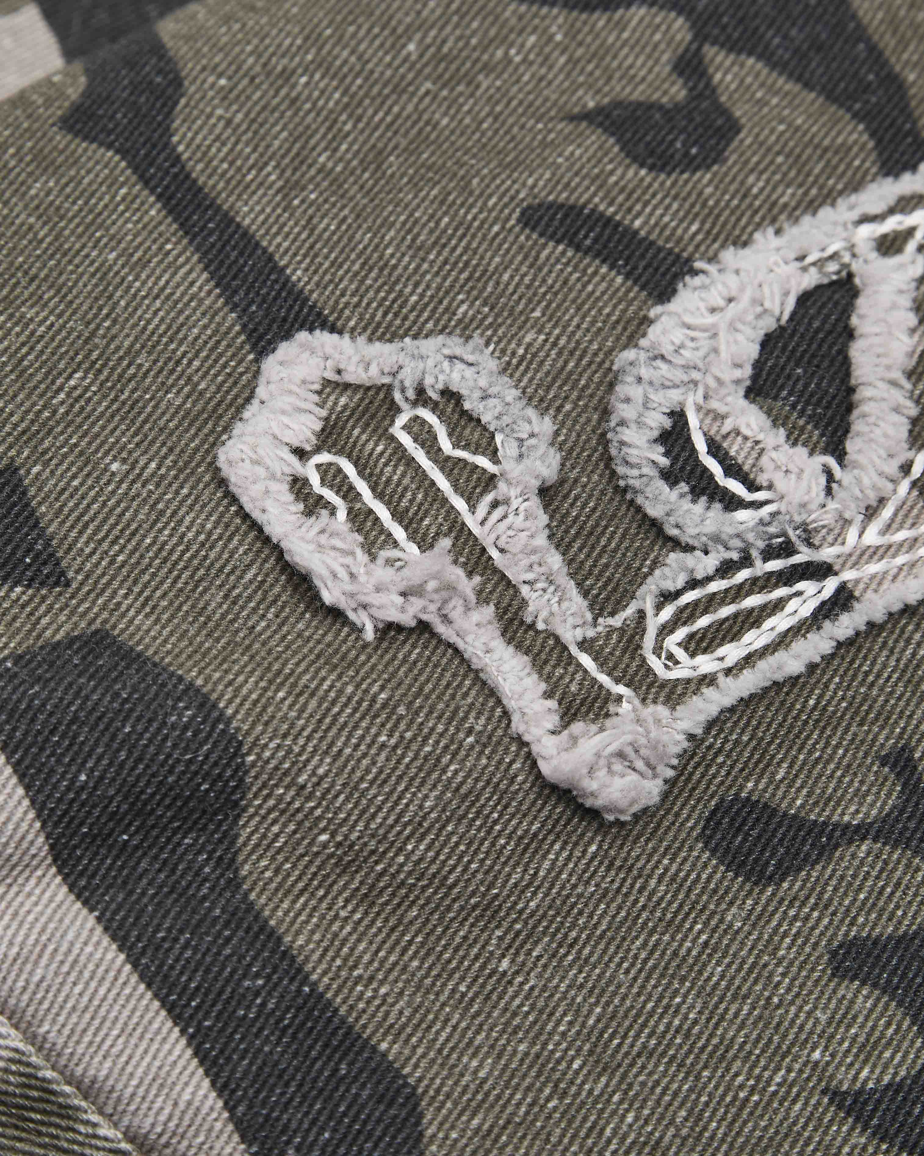 Camo Bomber Jacket - Khaki/Orange*