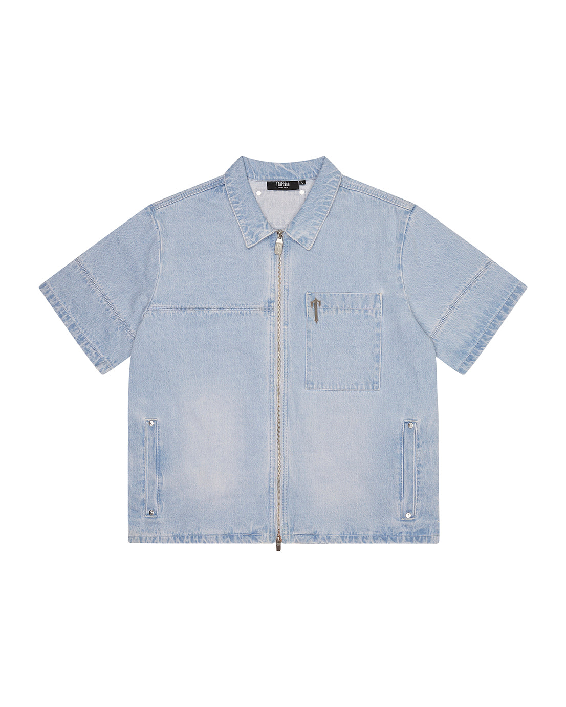 Trapstar Deconstruct Rivet Shirt - Blue