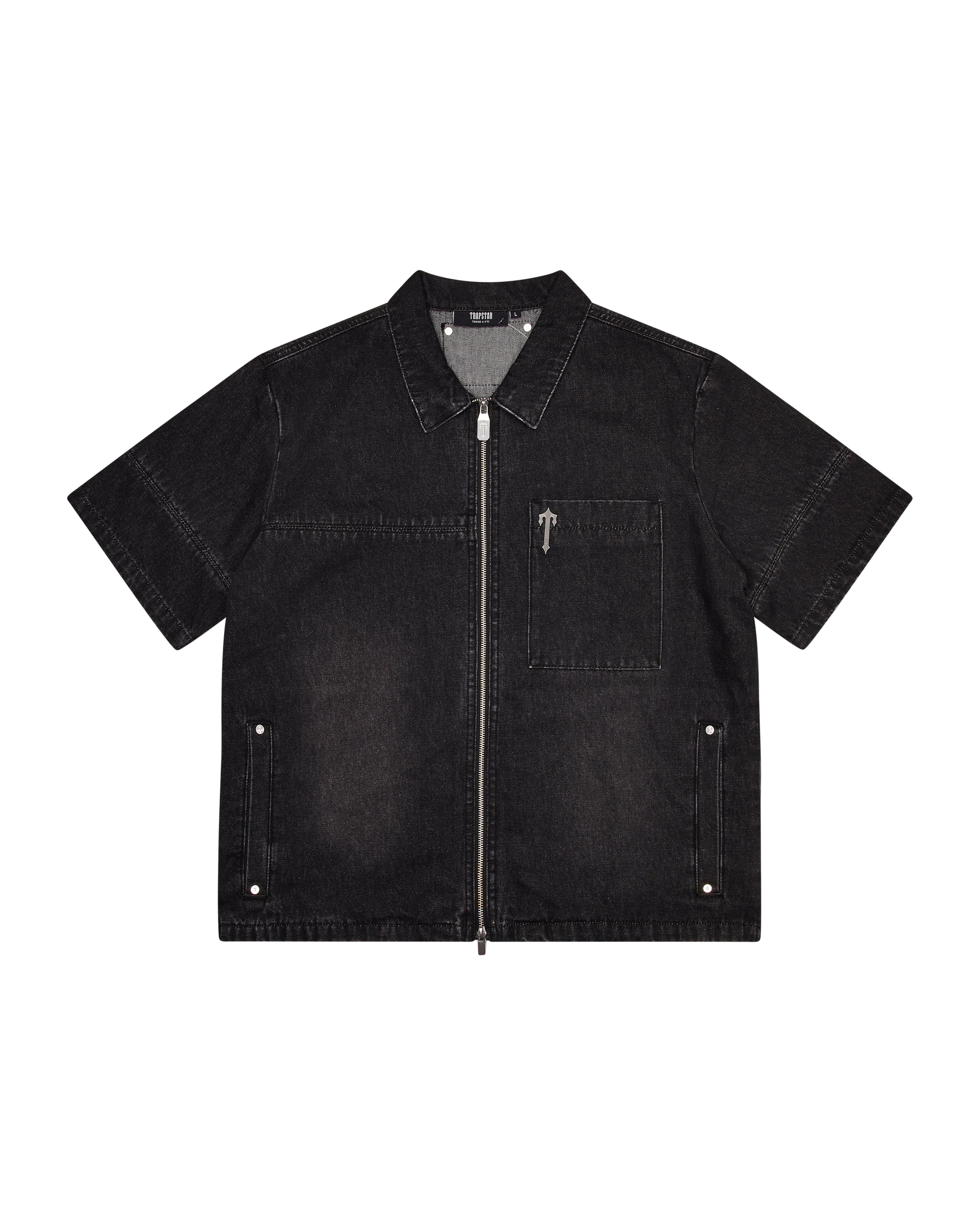 Trapstar Deconstruct Rivet Shirt - Black