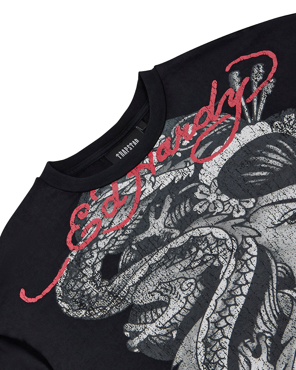 Trapstar x Ed Hardy Medusa LS Tee - Black/White