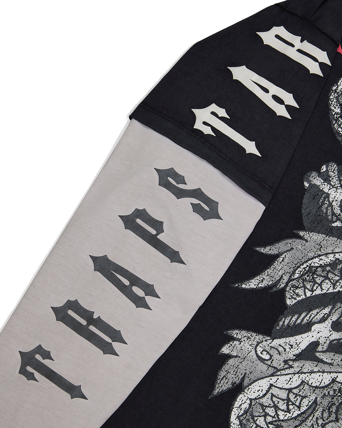 Trapstar x Ed Hardy Medusa LS Tee - Black/White