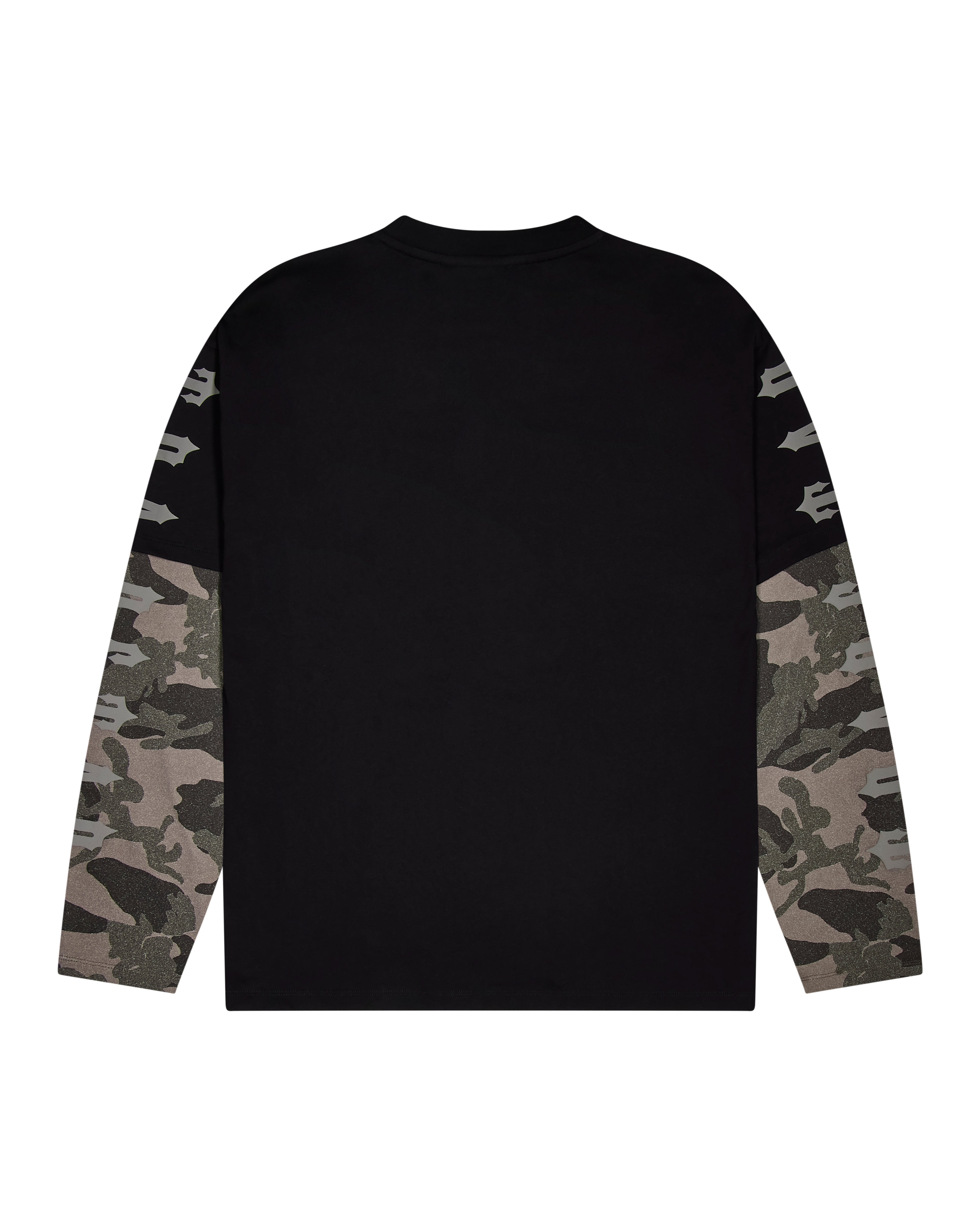 Trapstar x Ed Hardy Medusa LS Tee - Washed Black/Camo