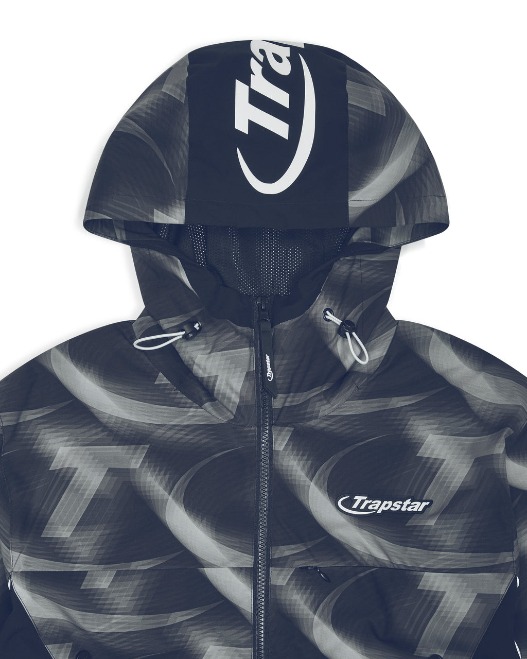 Hyperdrive Print Windbreaker - Navy
