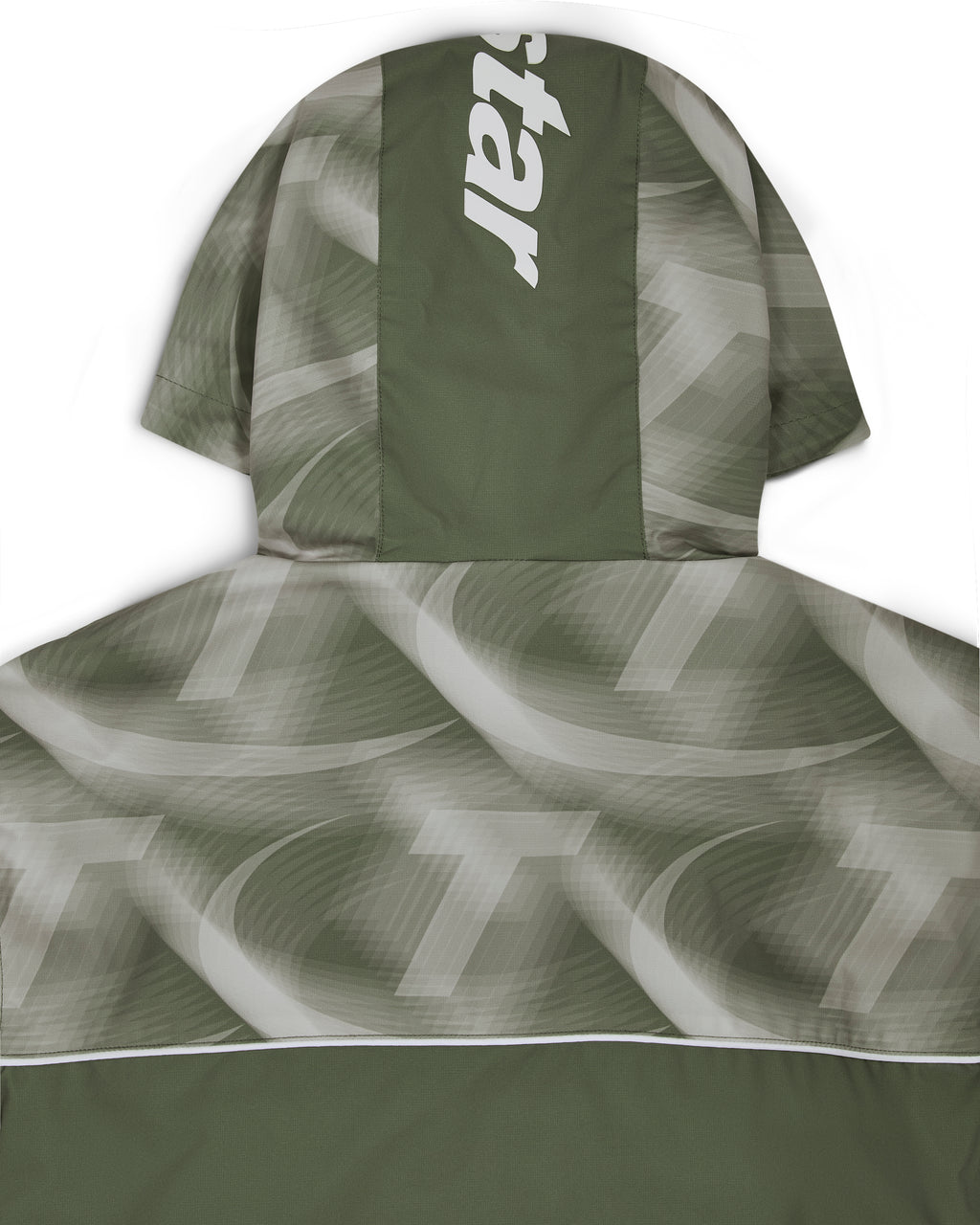 Hyperdrive Print Windbreaker - Khaki