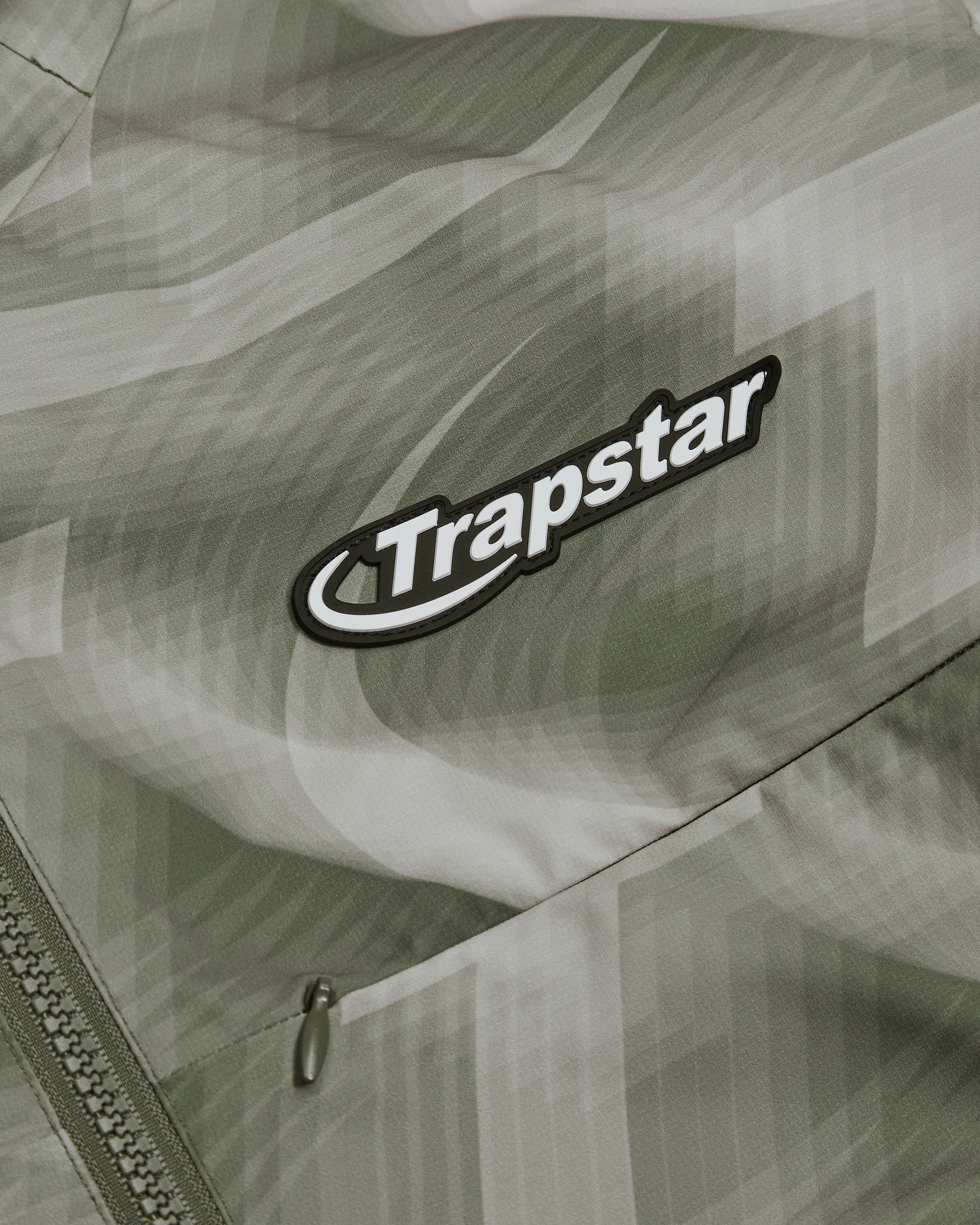 Hyperdrive Print Windbreaker - Khaki